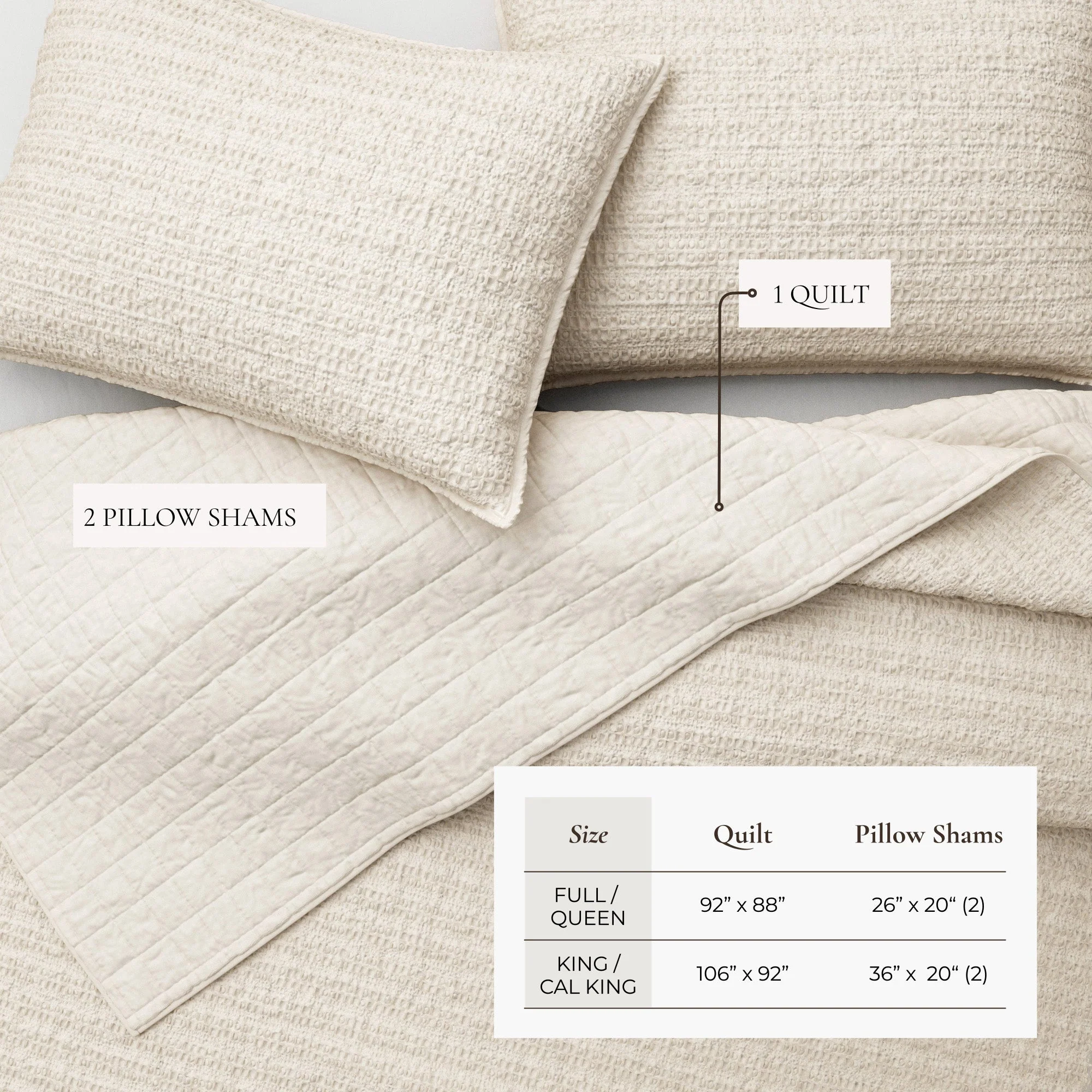 100% Cotton Honeycomb Quilt Set - Genevieve Collection - Image 11