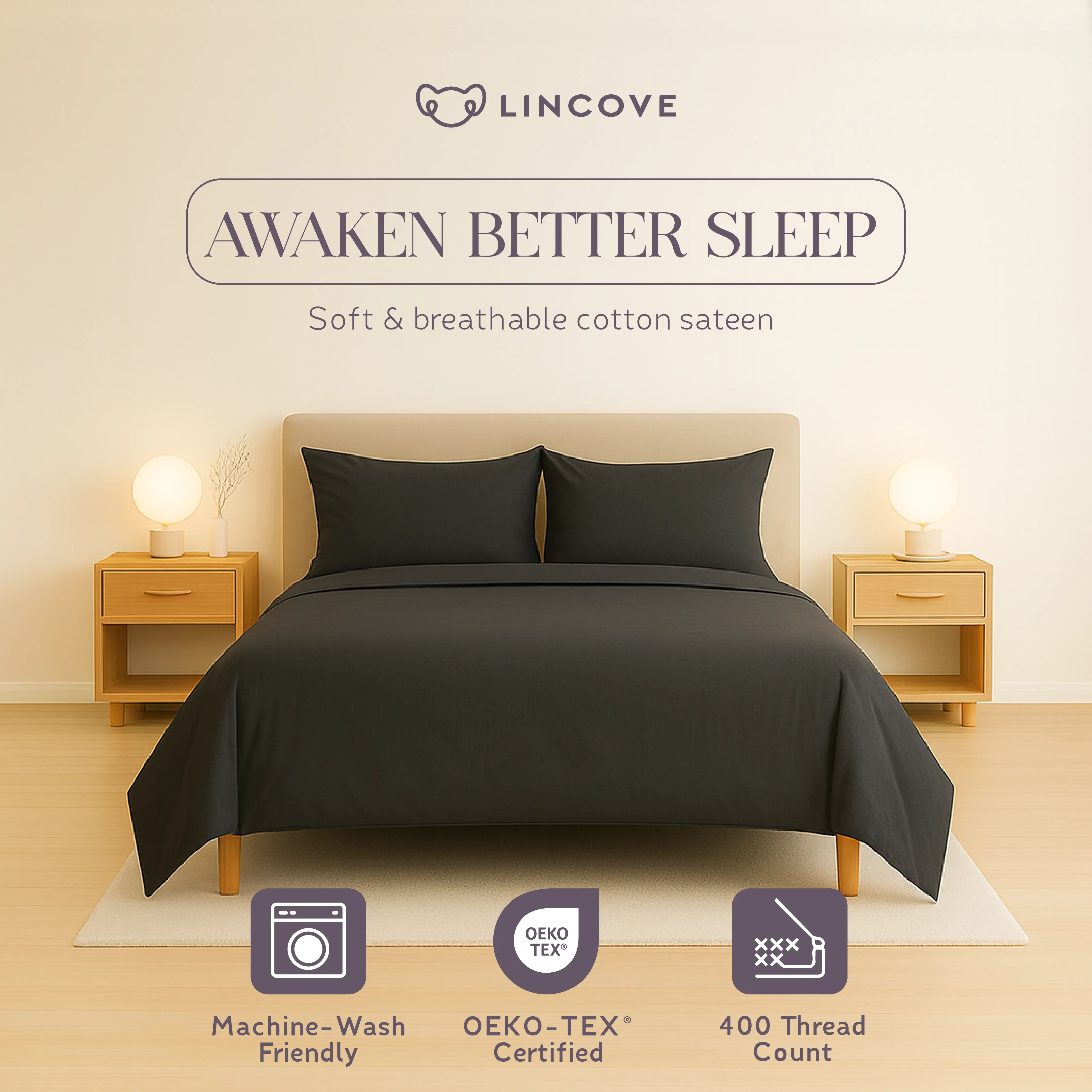 100% Cotton Sheet Set | Luxe Hotel Collection - Image 40