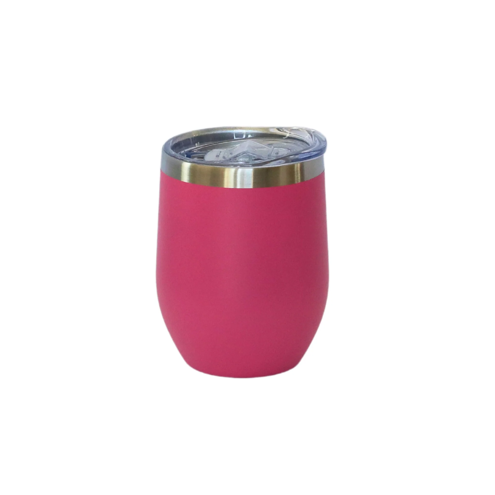 12 Oz Stemless Wine Tumbler - Hot Pink - Image 2