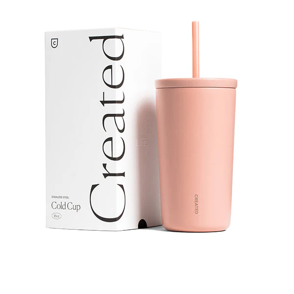 16oz Cold Cup - Eraser Pink - Image 3