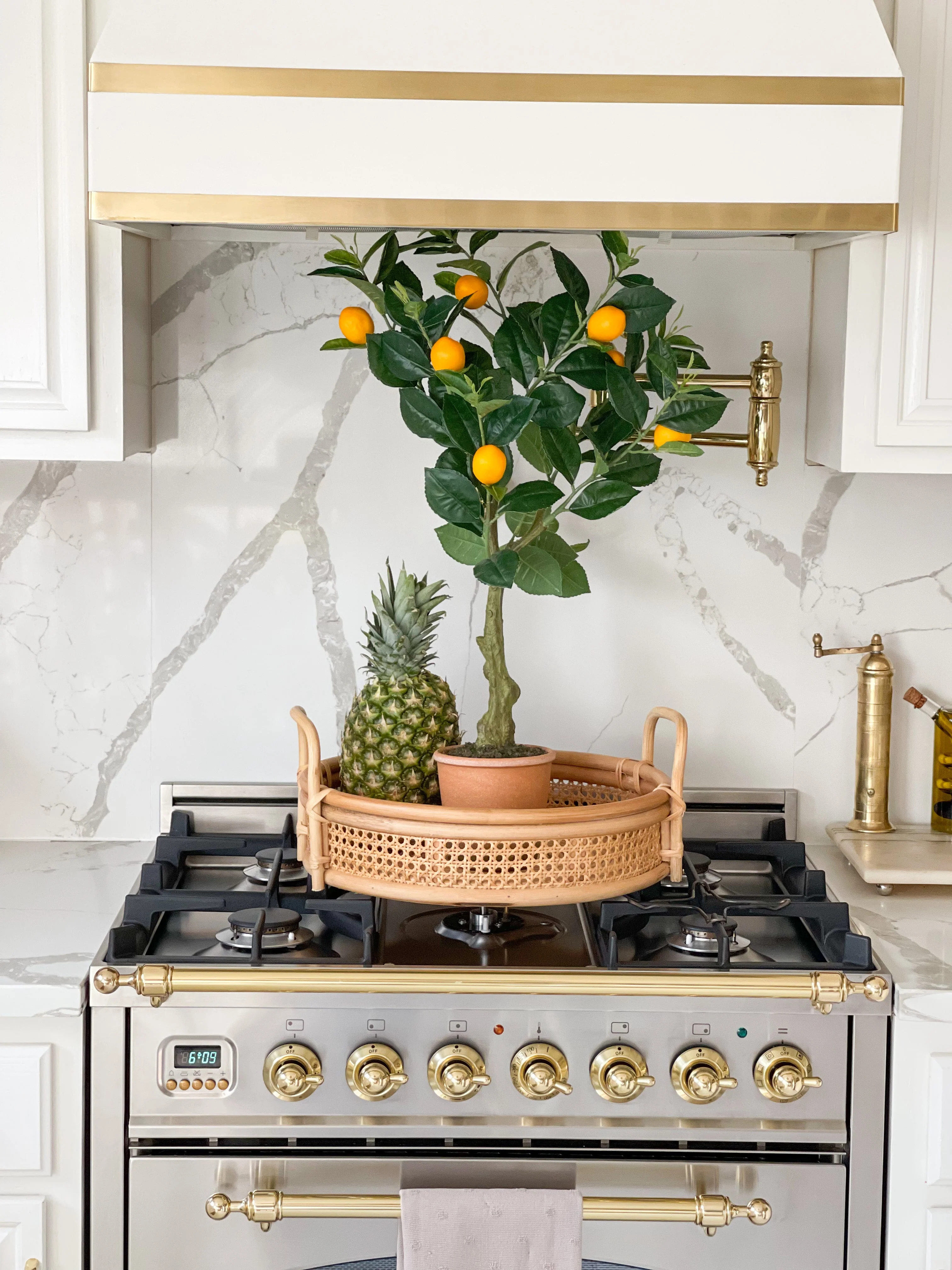 28” Lemon Artificial Tree in Decorative Planter - Image 2