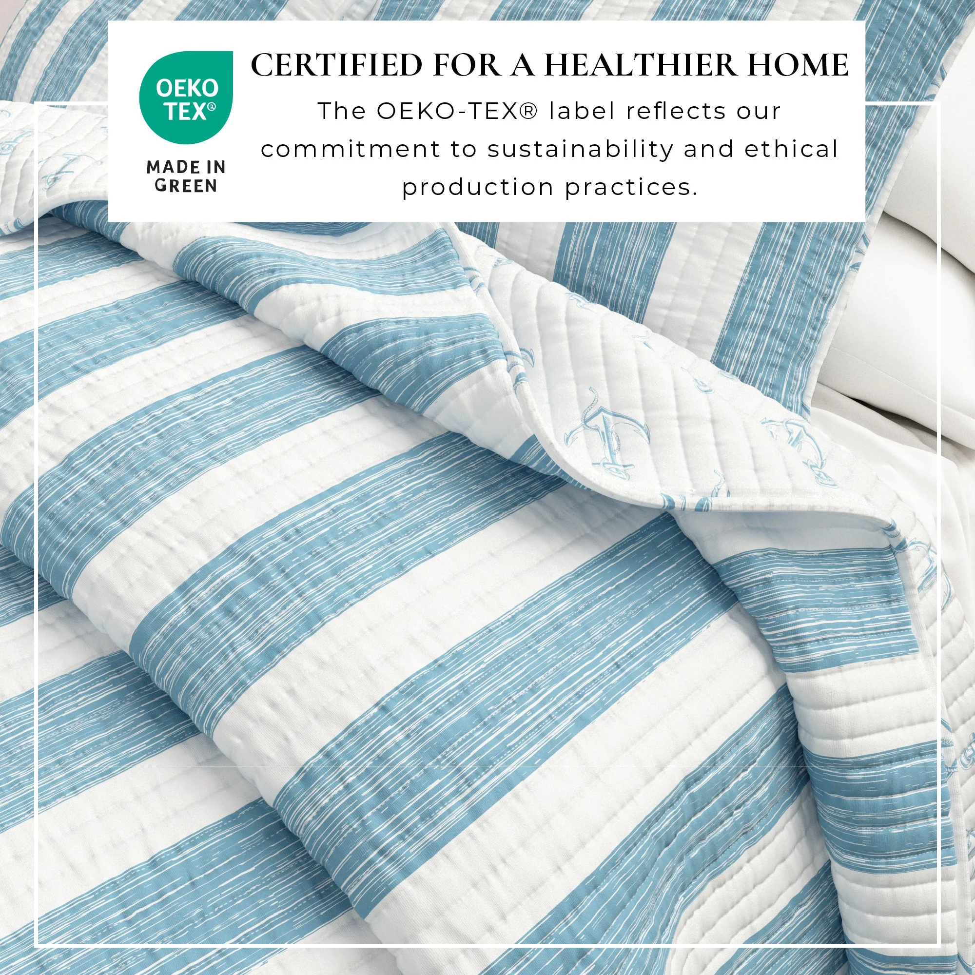 3-Piece Coastal Quilt - Casco Bay Collection - Image 3