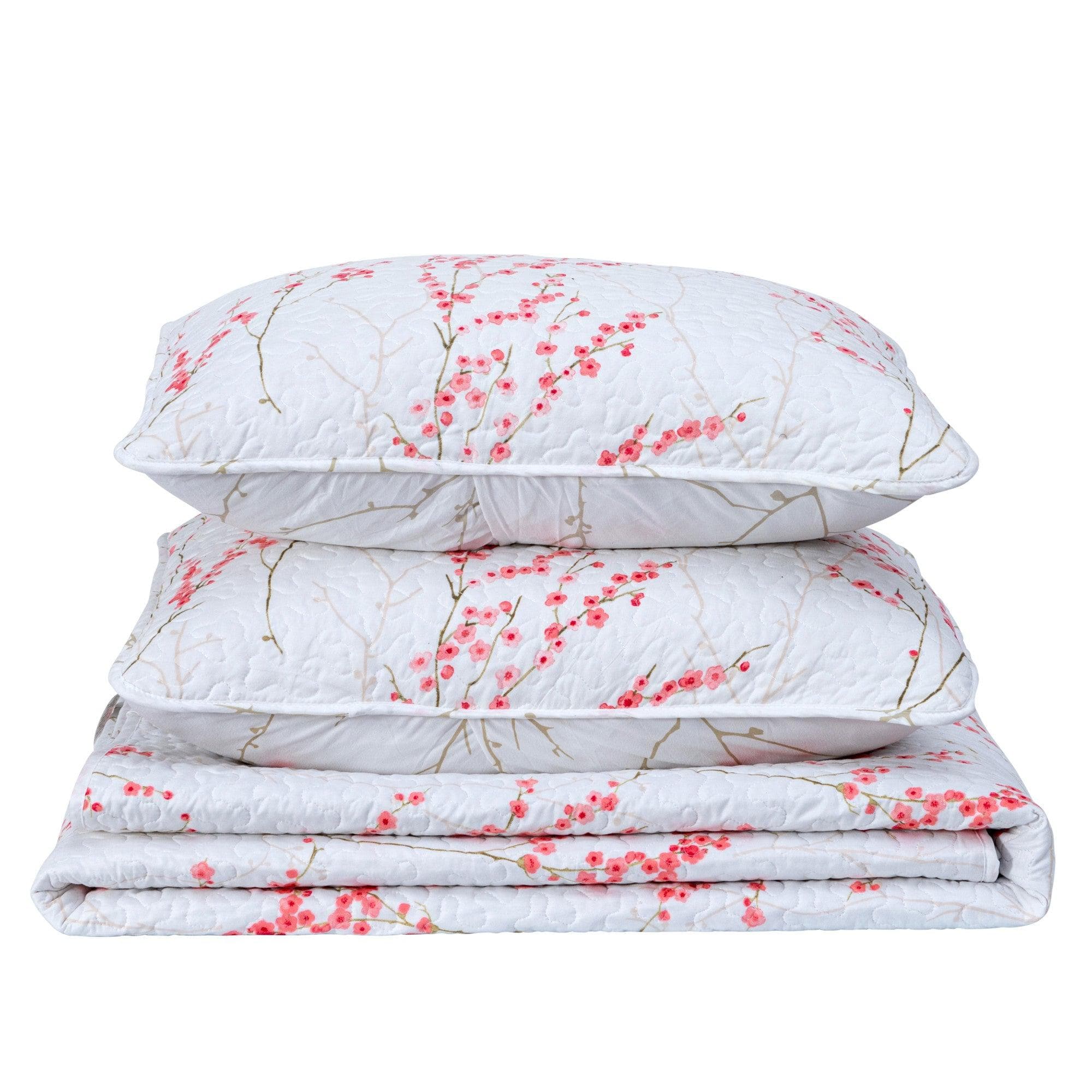 3-Piece Floral Quilt - Sakura Collection - Image 4