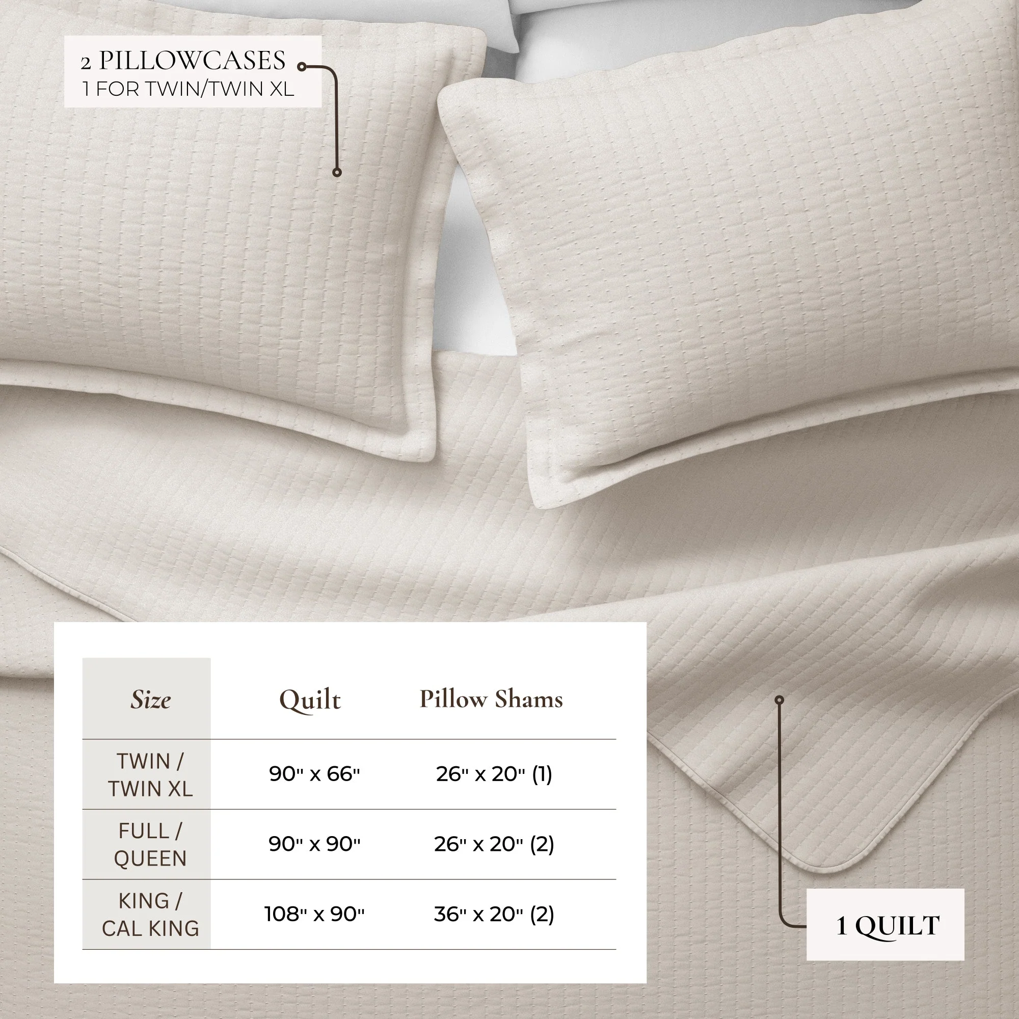 3-Piece Solid Quilt - Alicia Collection - Image 15