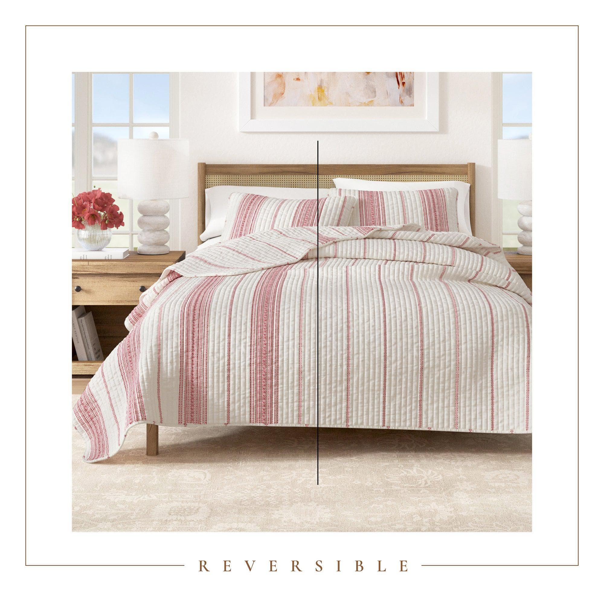 3-Piece Stripe Quilt - Wesley Collection - Image 19