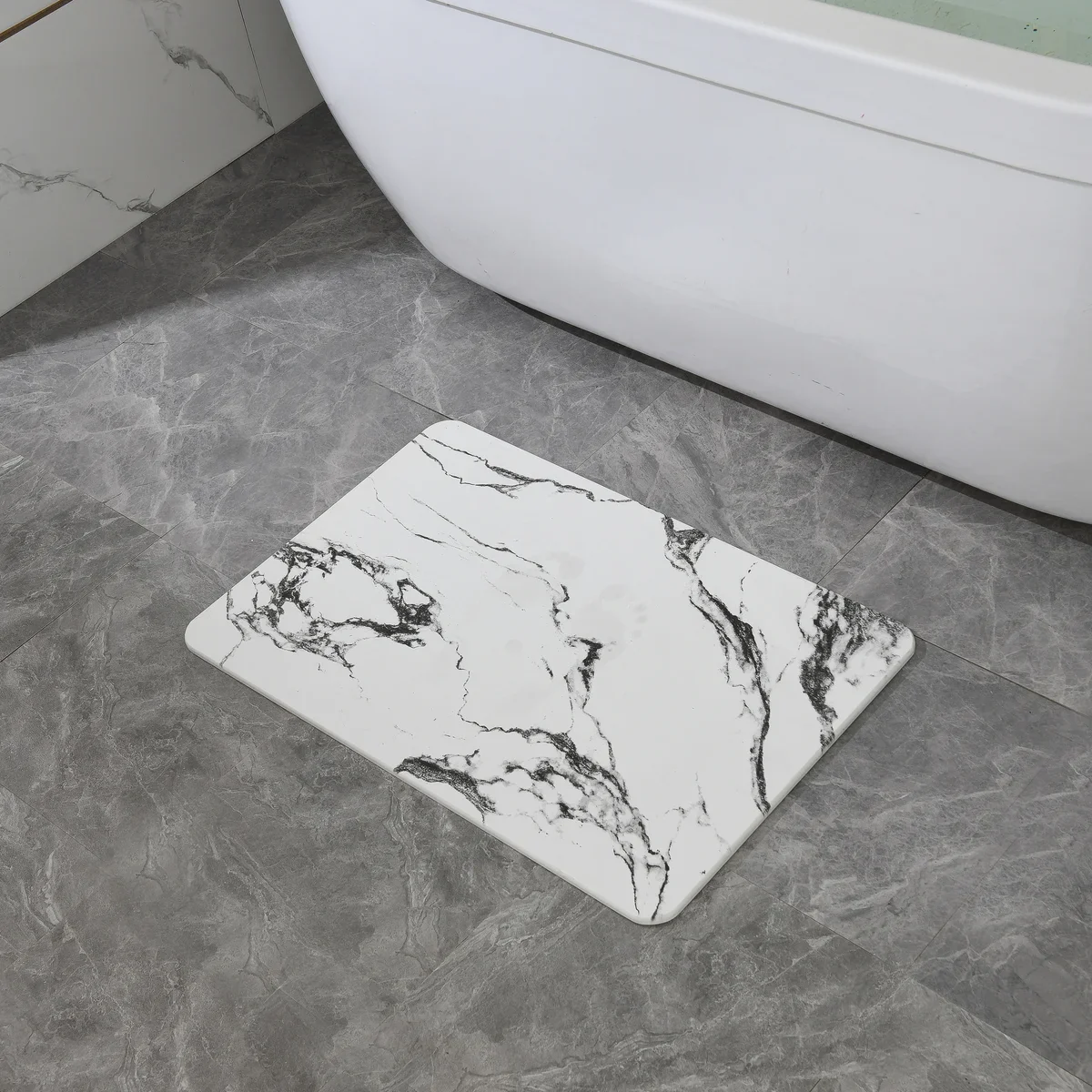 24'' x 15'' Diatomaceous Quick-Drying Stone Bath Mat - Image 34