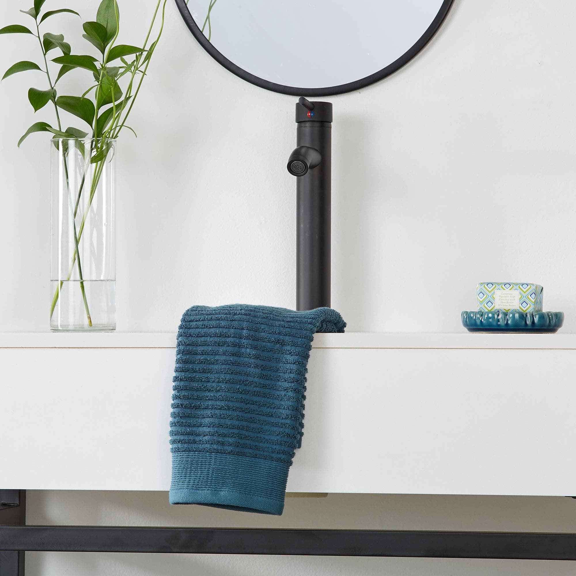 4 Pack Ribbed Hand Towels - Rori Collection - Image 4