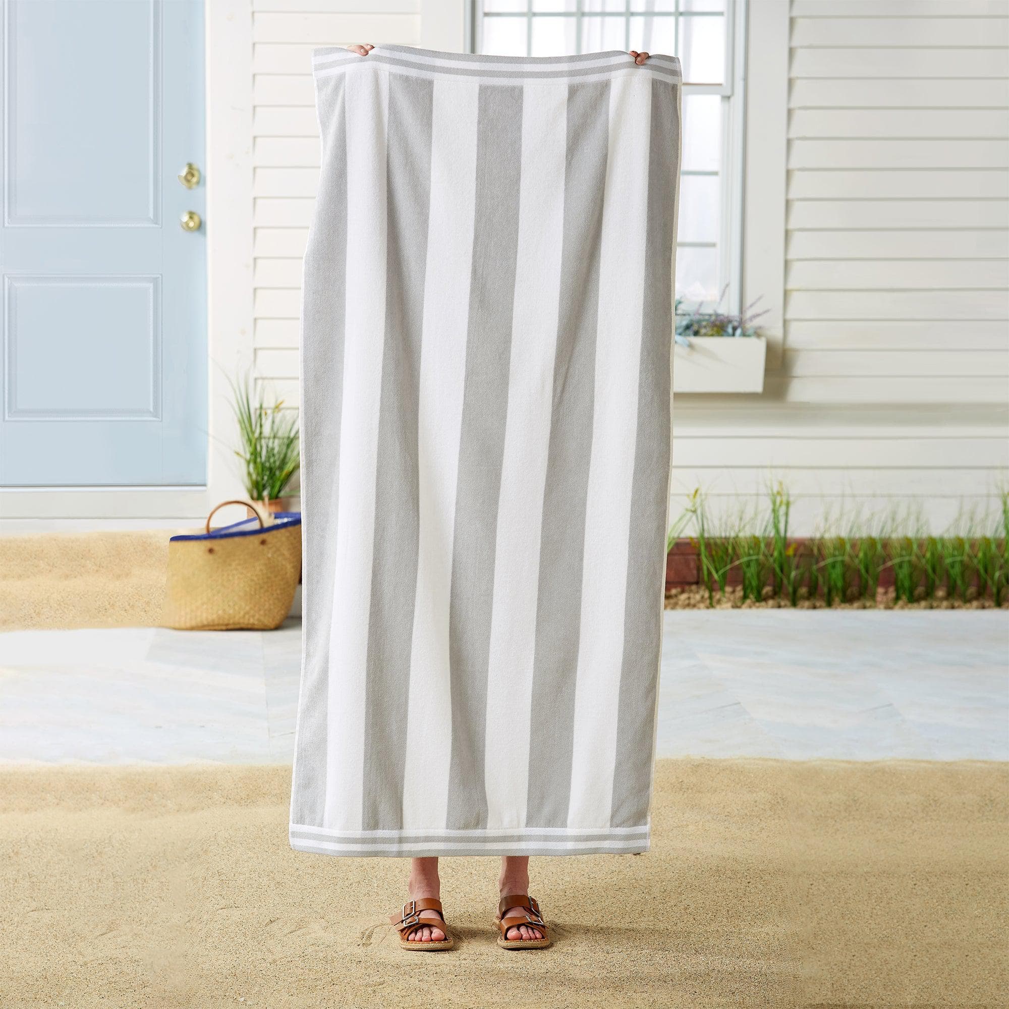 4 Pack Striped Cabana Oversized Beach Towel - Edgartown - Image 15