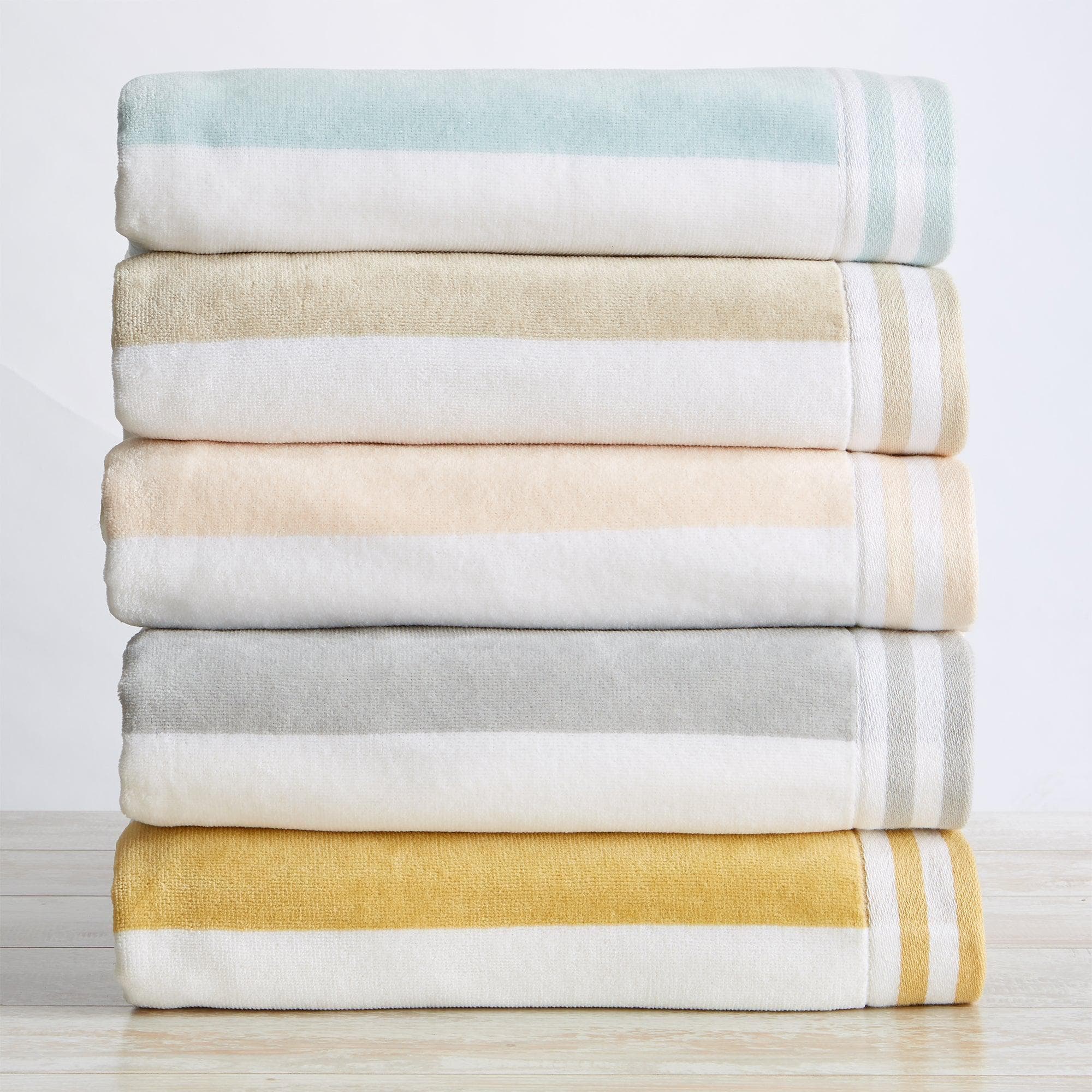 4 Pack Striped Cabana Oversized Beach Towel - Edgartown - Image 18