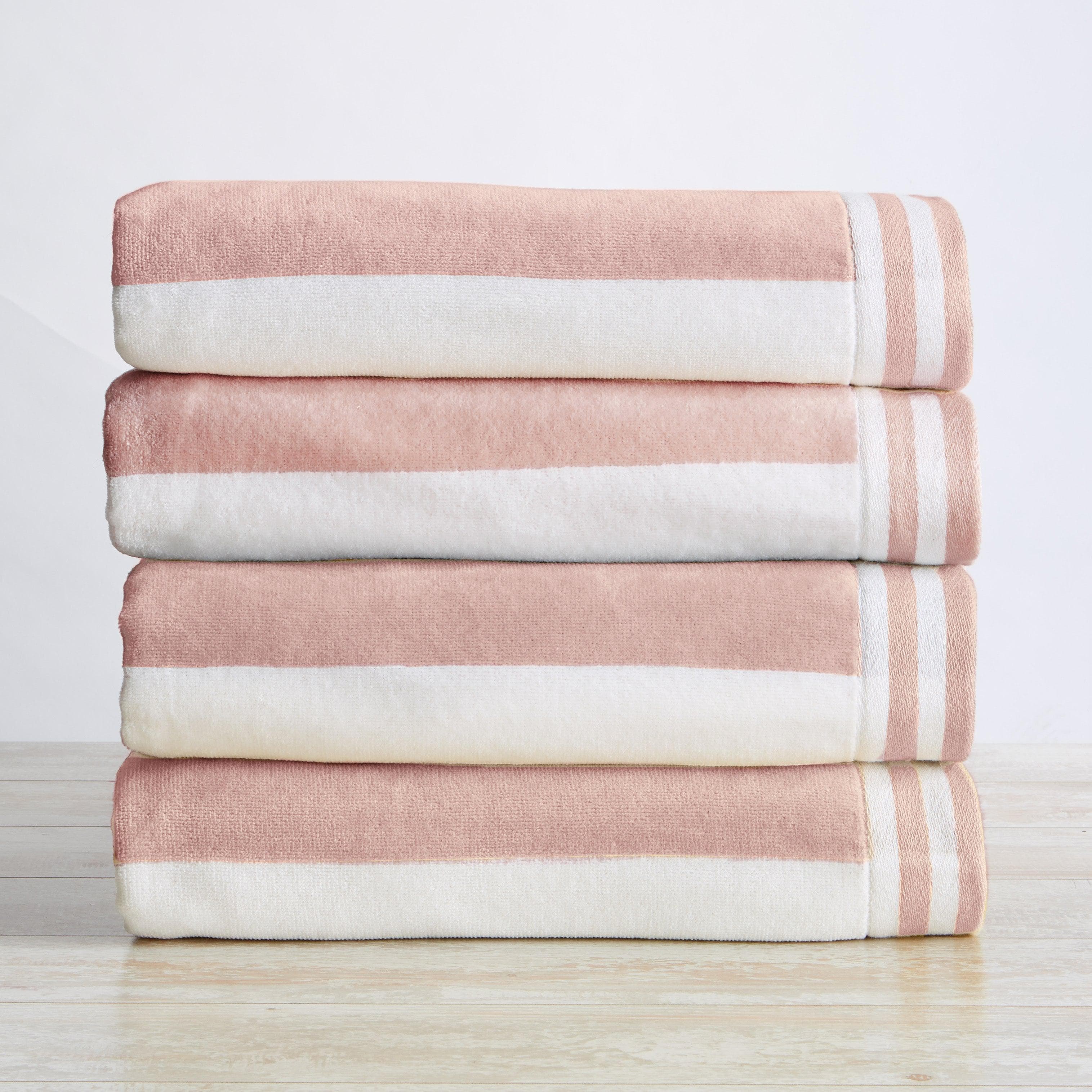 4 Pack Striped Cabana Oversized Beach Towel - Edgartown - Image 31