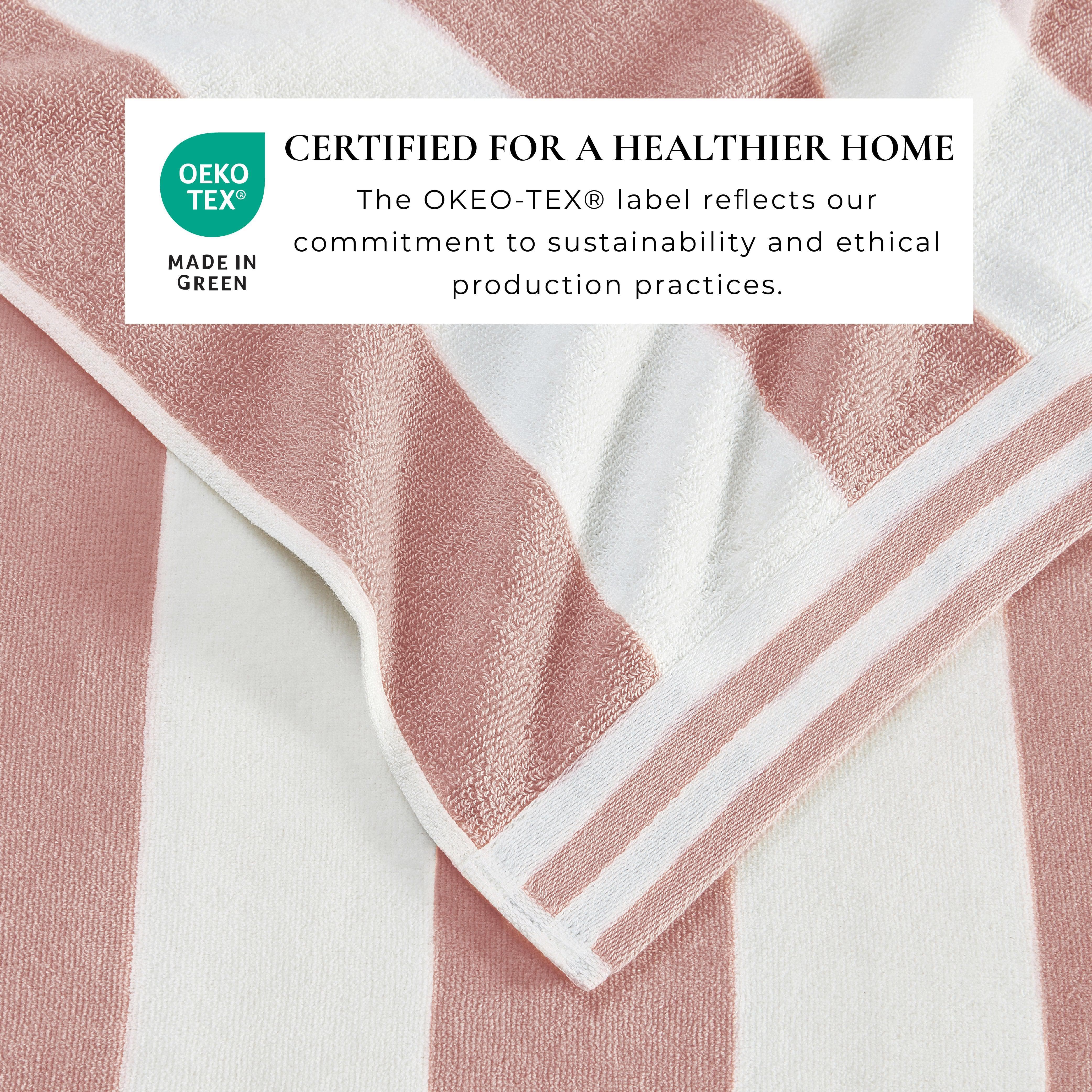 4 Pack Striped Cabana Oversized Beach Towel - Edgartown - Image 33