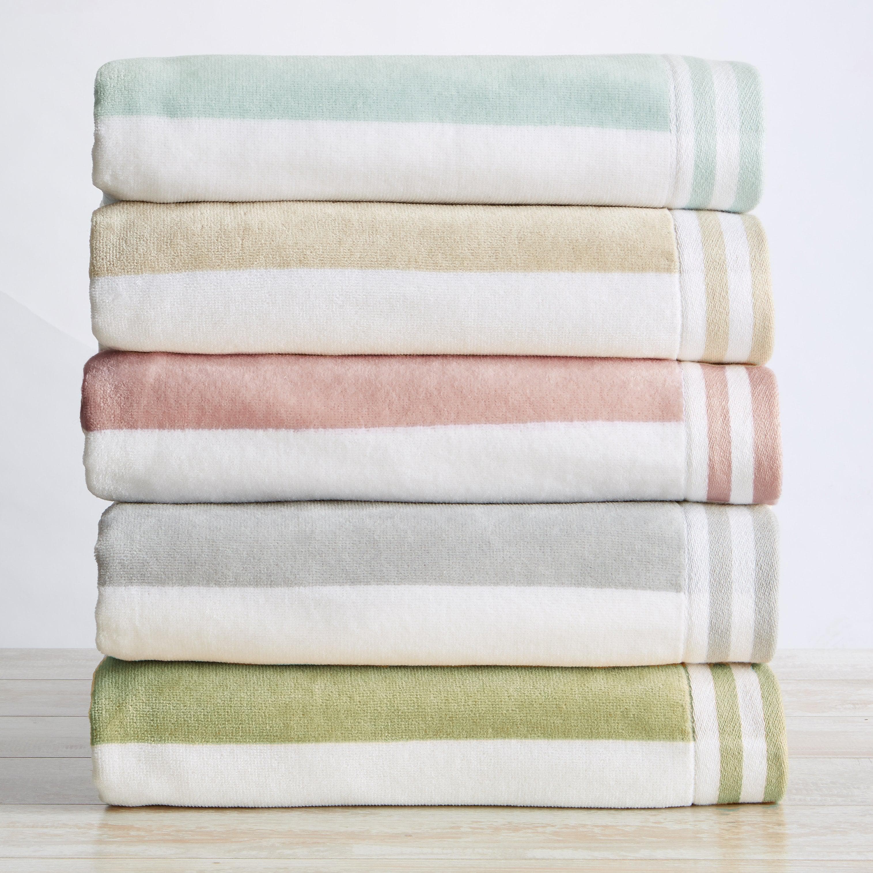 4 Pack Striped Cabana Oversized Beach Towel - Edgartown - Image 35