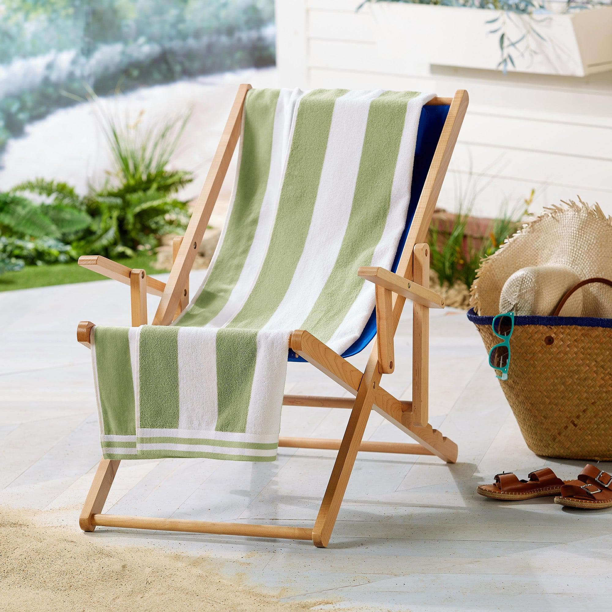 4 Pack Striped Cabana Oversized Beach Towel - Edgartown - Image 8