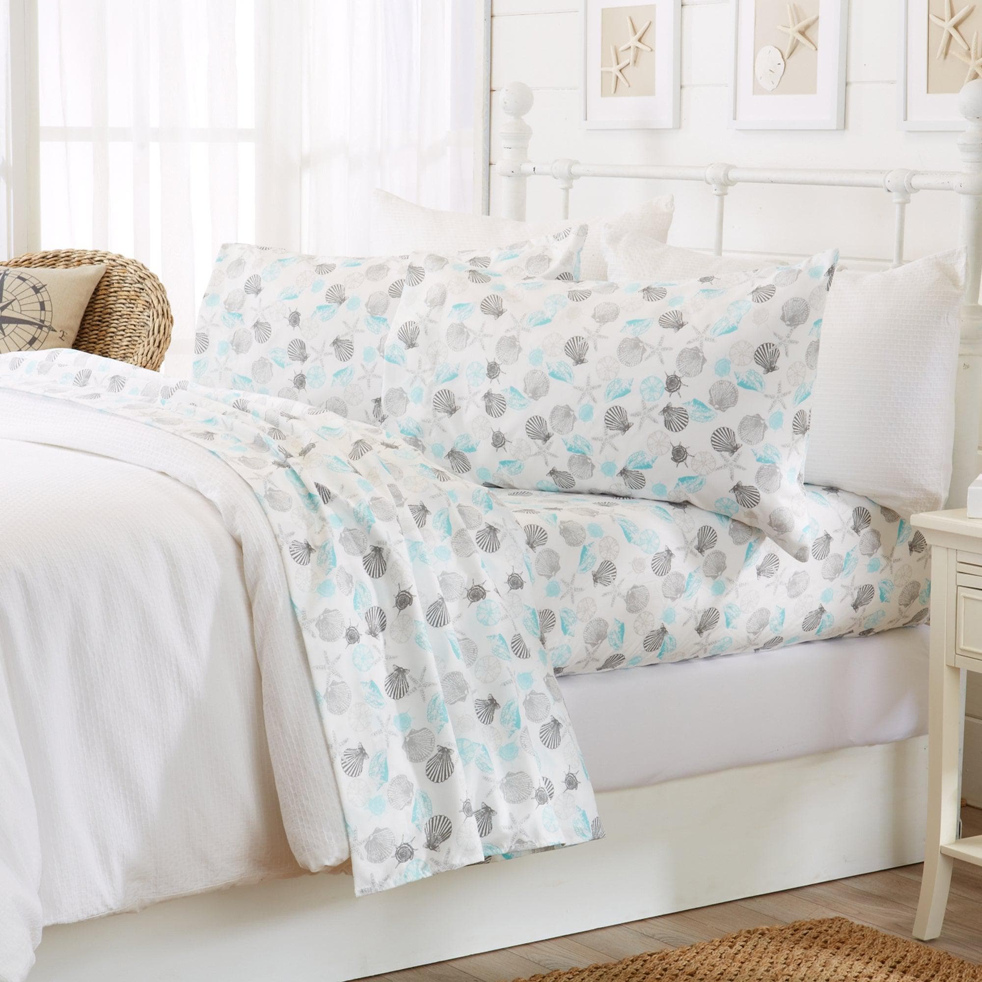 4-Piece Coastal Microfiber Sheet - Newport Collection - Image 17