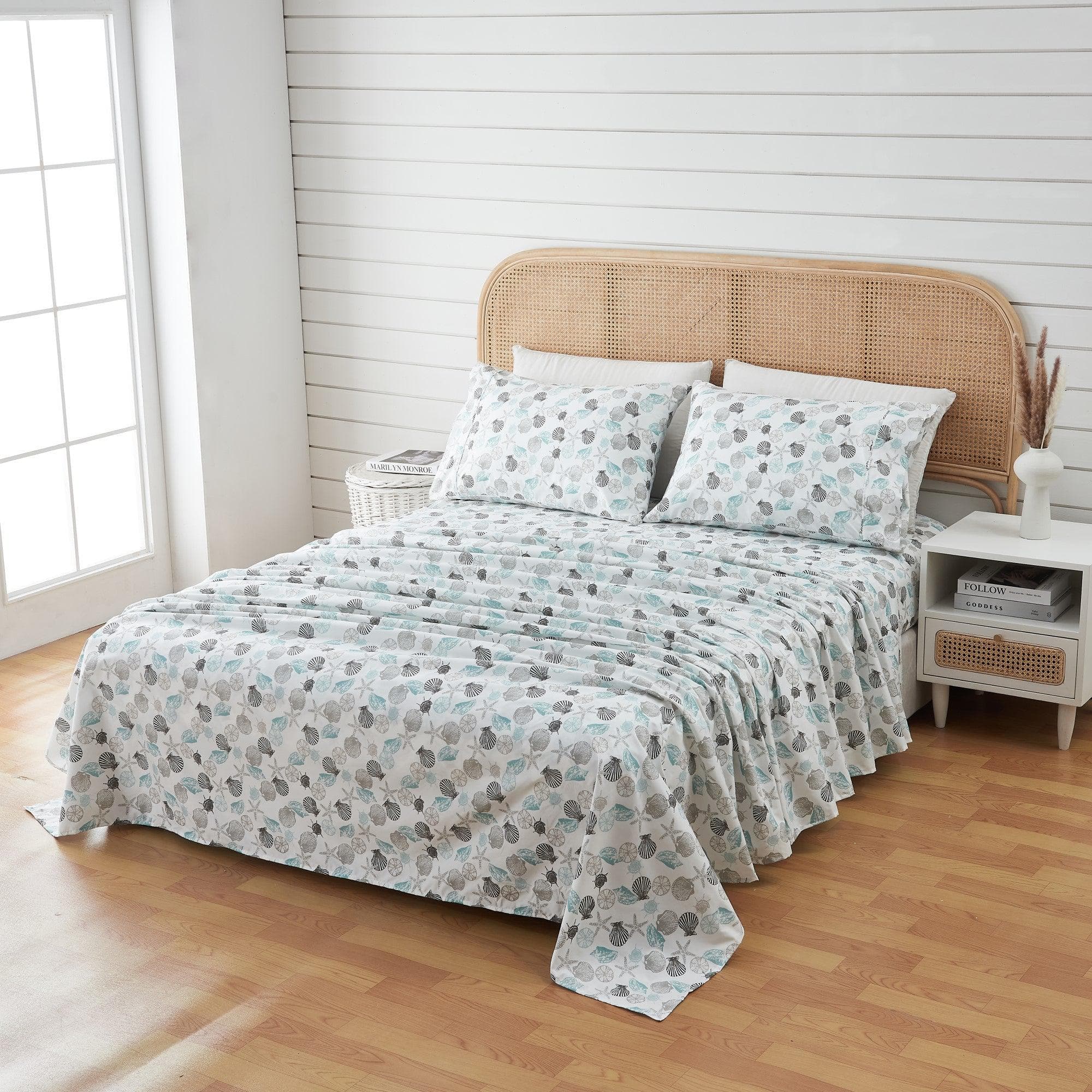 4-Piece Coastal Microfiber Sheet - Newport Collection - Image 85