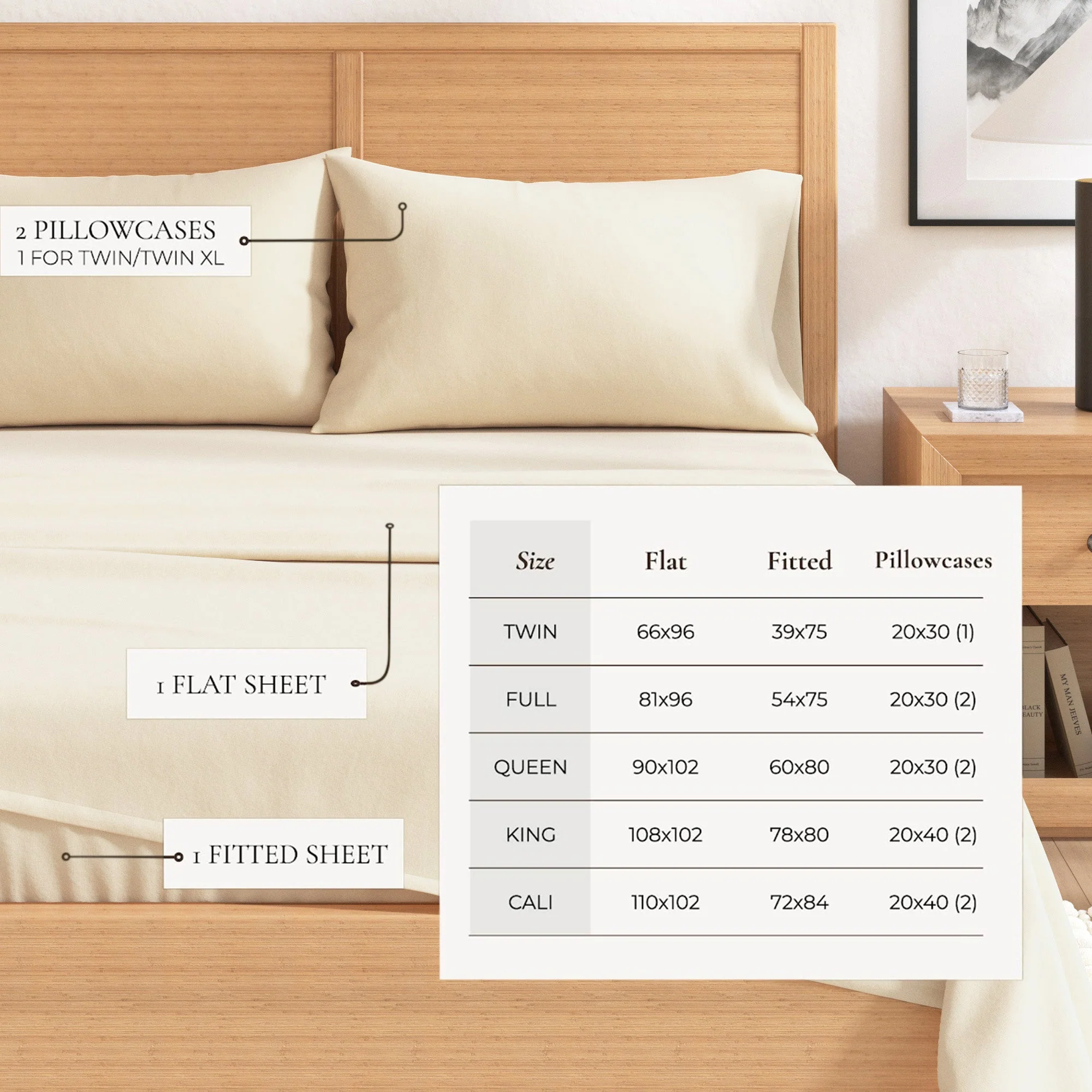 4-Piece Cotton Solid Flannel Sheet - Nordic Collection - Image 11