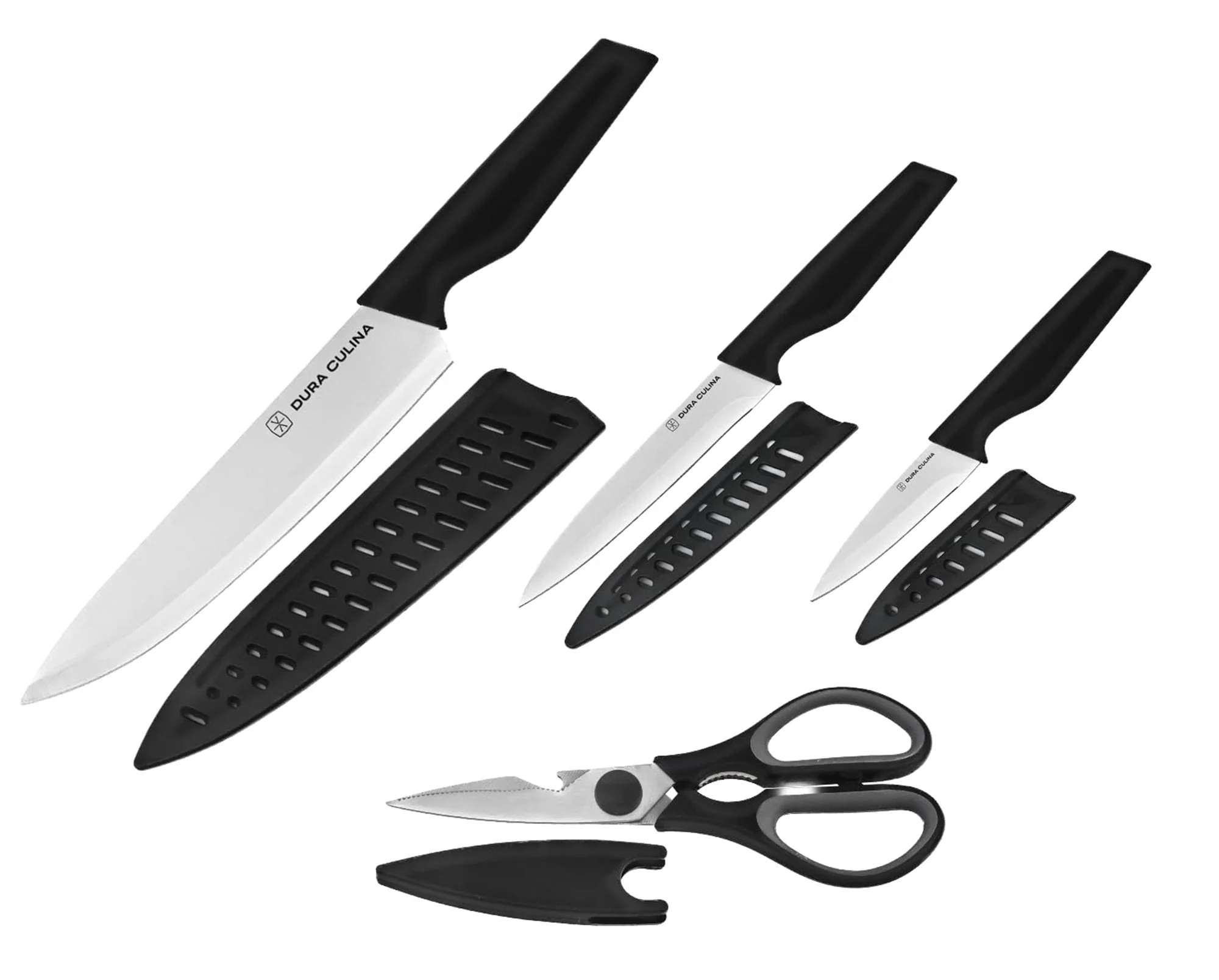 4-Piece Knife Set with Multi-Purpose Shears - Image 3