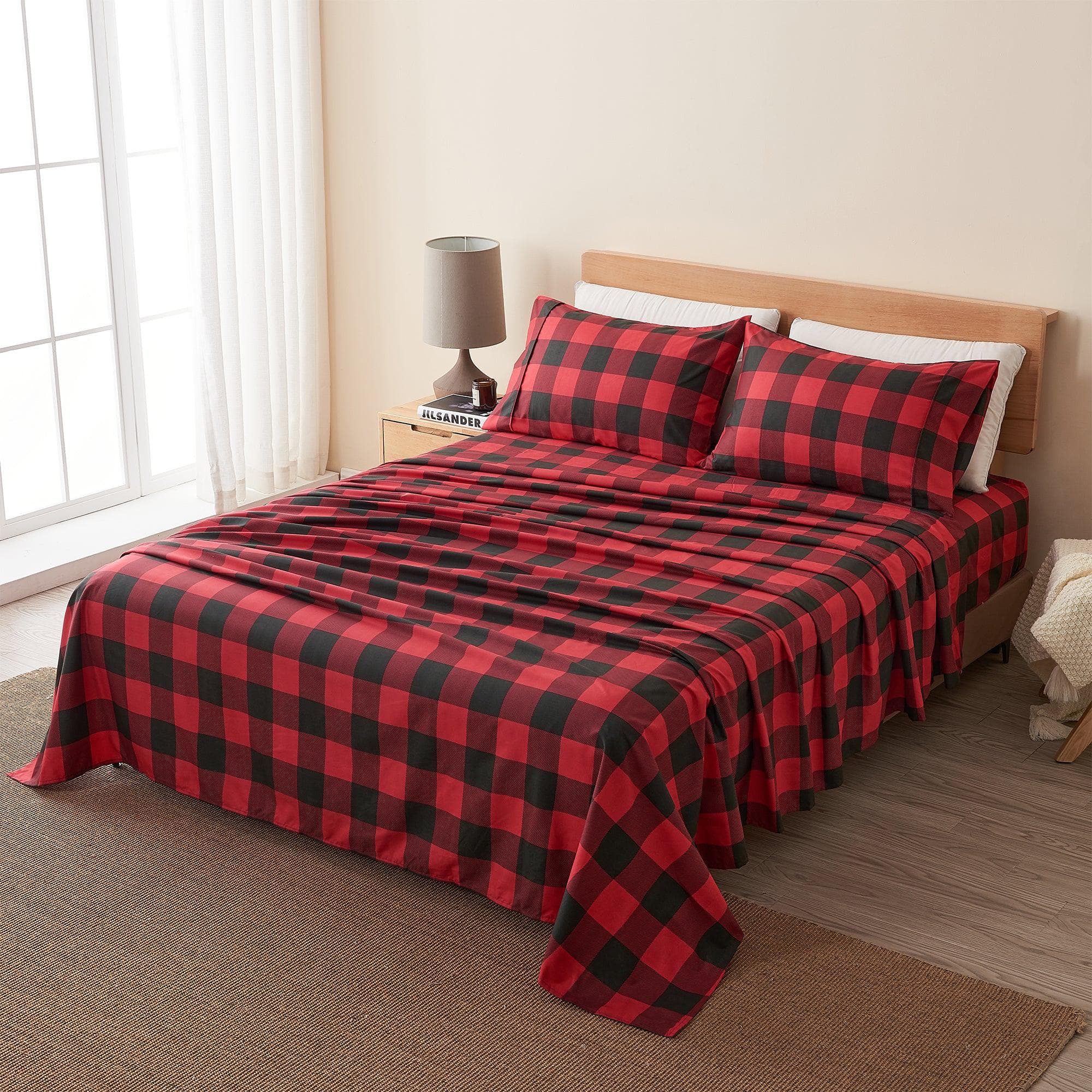 4 Piece Microfiber Sheet Set - Baylor Collection - Image 8
