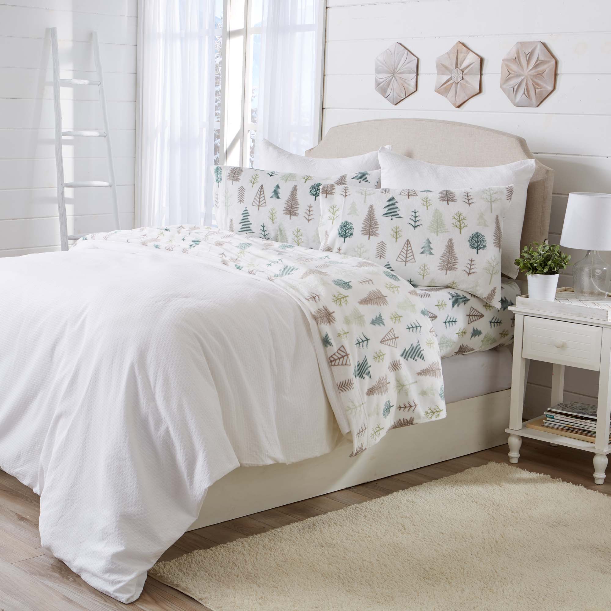 4-Piece Printed Plush Sheet - Velvet Luxe Collection - Image 14