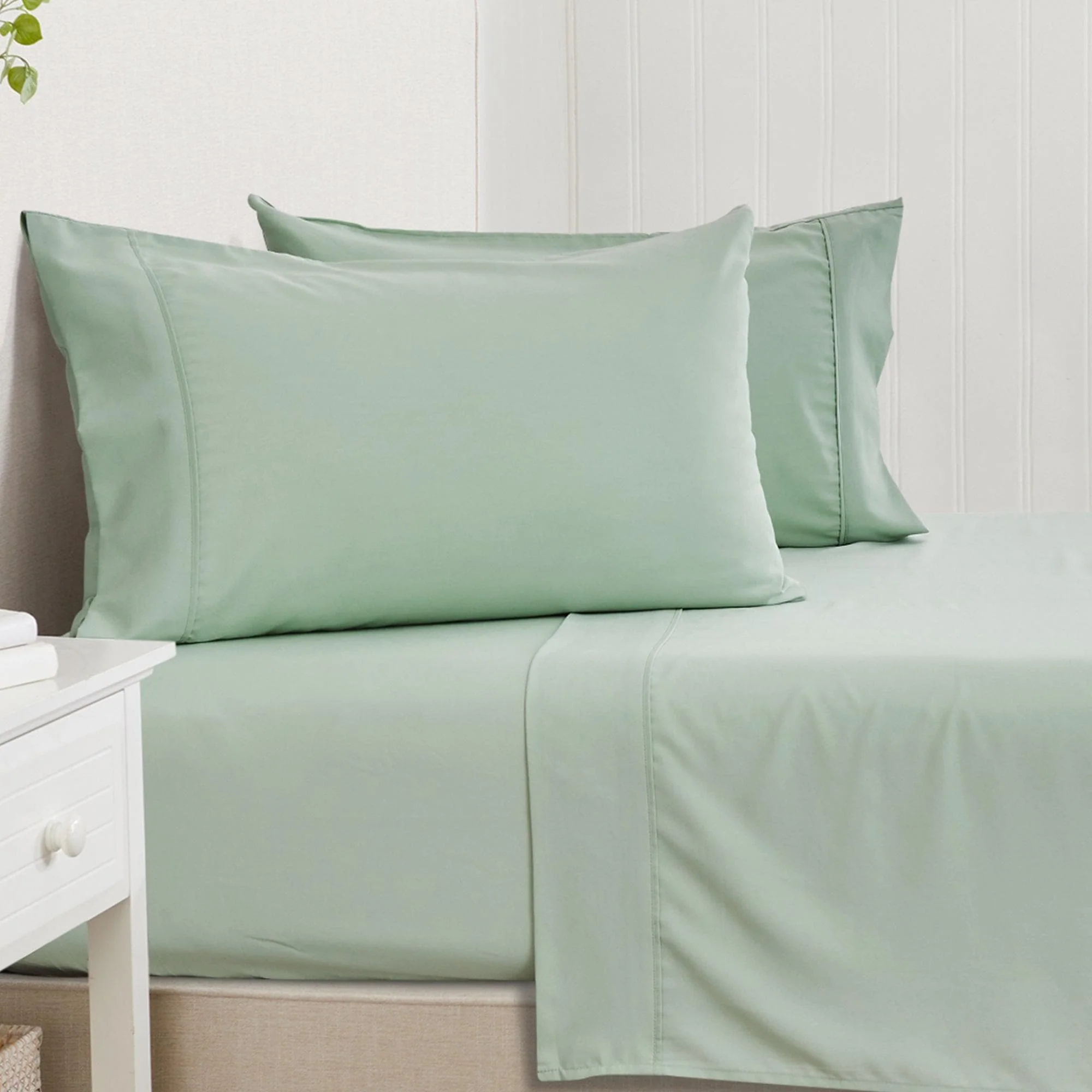 4 Piece Rayon Derived from Bamboo Sheet Set - Jordyn Collection - Image 14