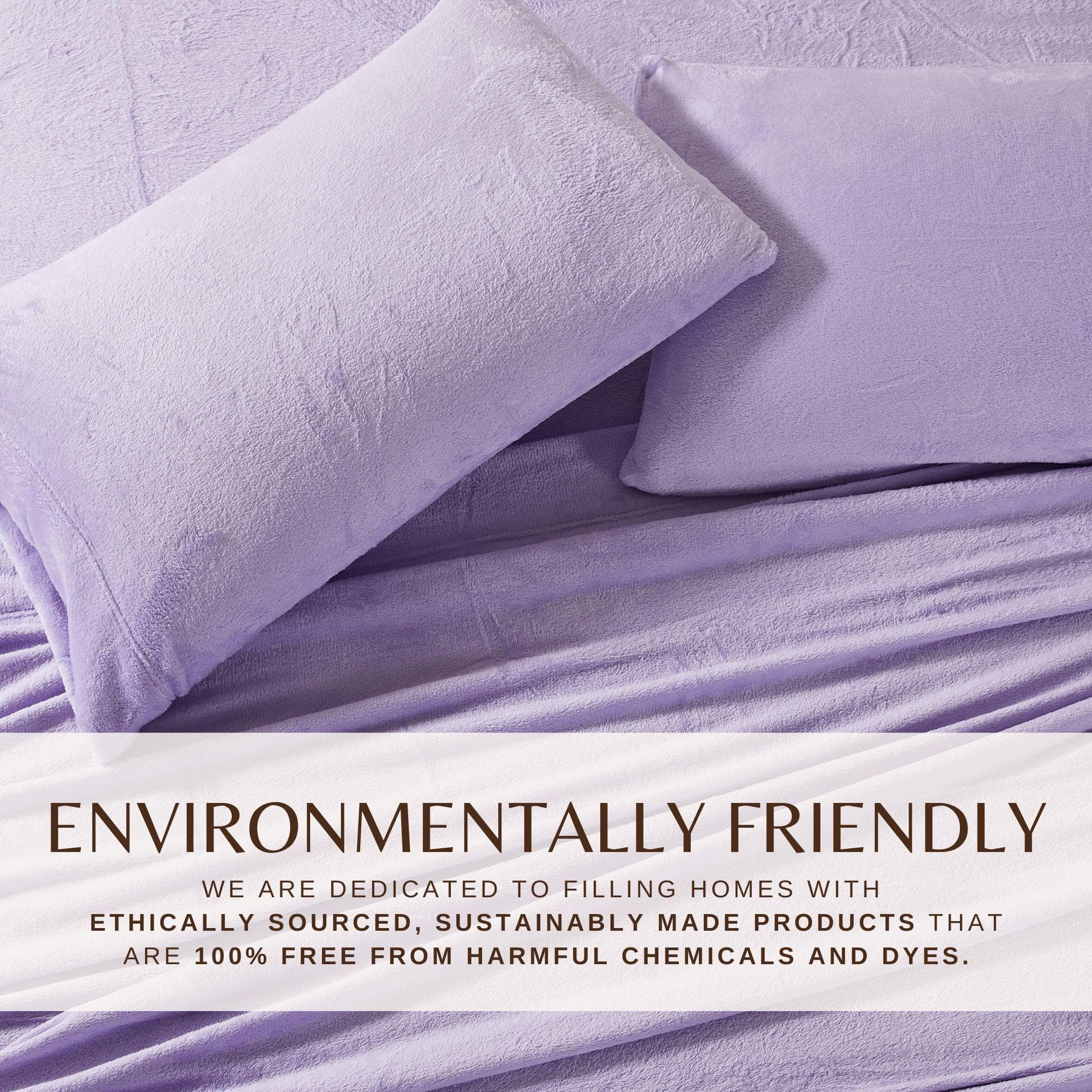4-Piece Solid Plush Sheet - Velvet Luxe Collection - Image 113