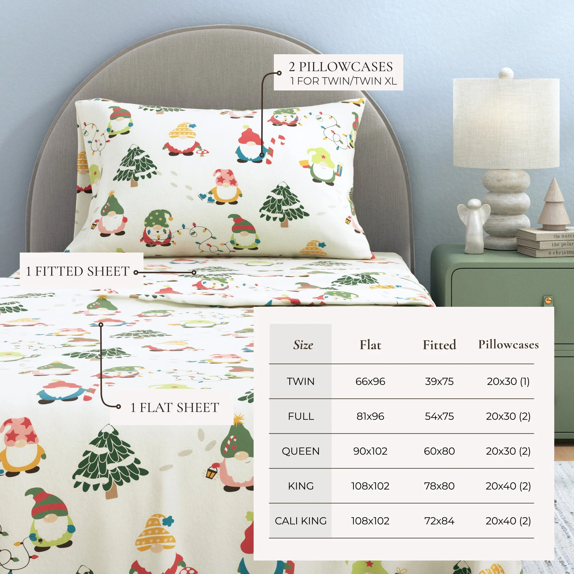 4-Piece Turkish Cotton Flannel Sheet - Whittaker Collection - Image 49