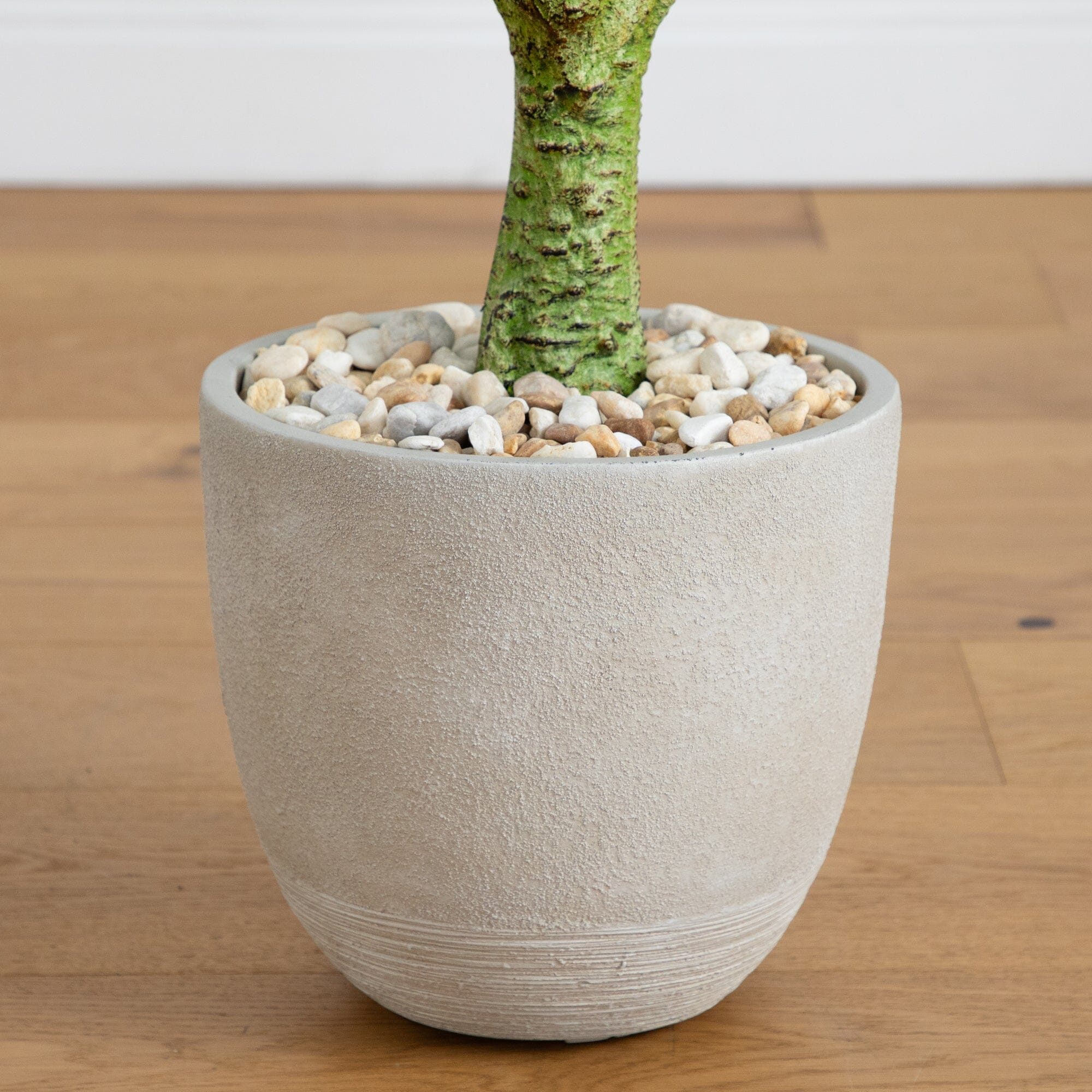 5’ Plumeria Artificial Tree in Decorative Planter - Image 5