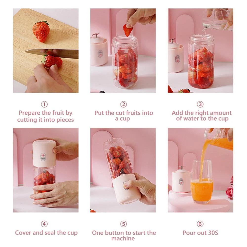500Ml Portable Blender-Mixer - Image 3