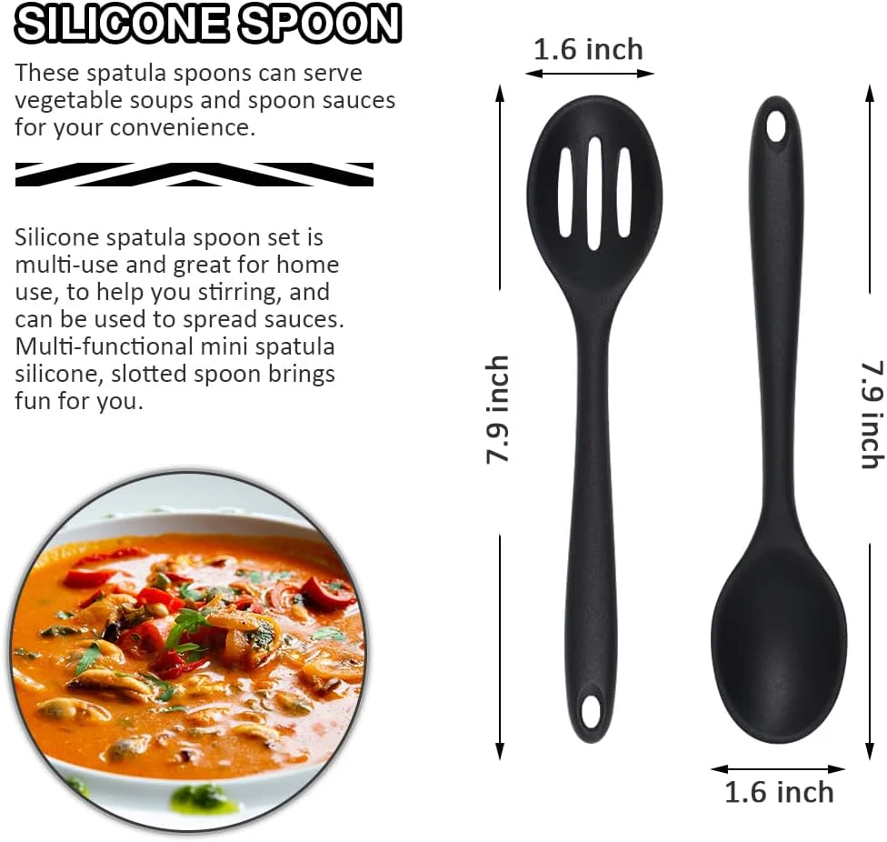 6-Piece Mini Silicone Kitchen Tool Set - Image 5