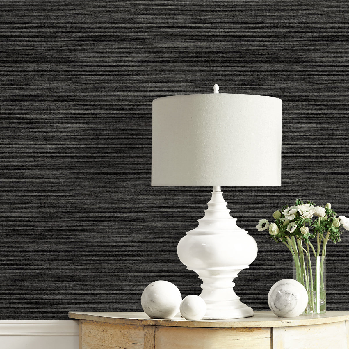 A Lot More Textures Rauma Faux Grasscloth Embossed Vinyl Unpasted Wallpaper - Image 11