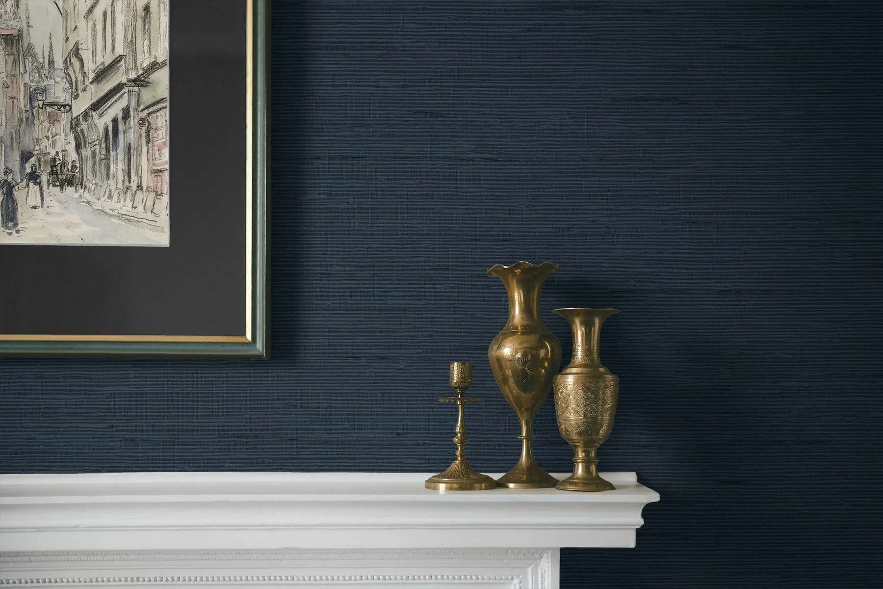 A Lot More Textures Vantaa Faux Grasscloth Embossed Vinyl Unpasted Wallpaper - Image 6