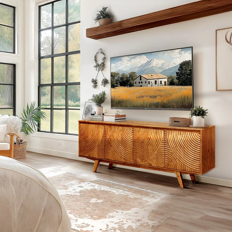 Acacia Harmony TV Stand with Storage - Image 26