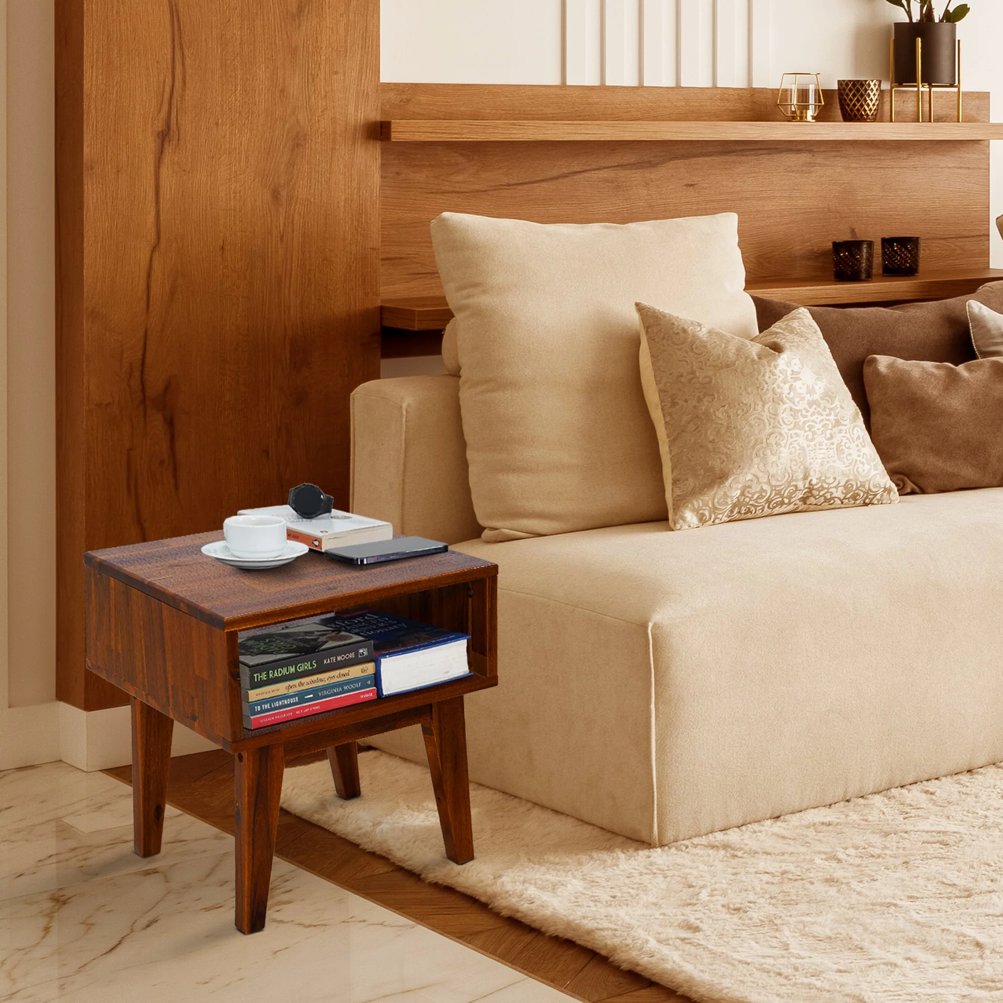Acacia Serena Solid Wood Nightstand - Image 26