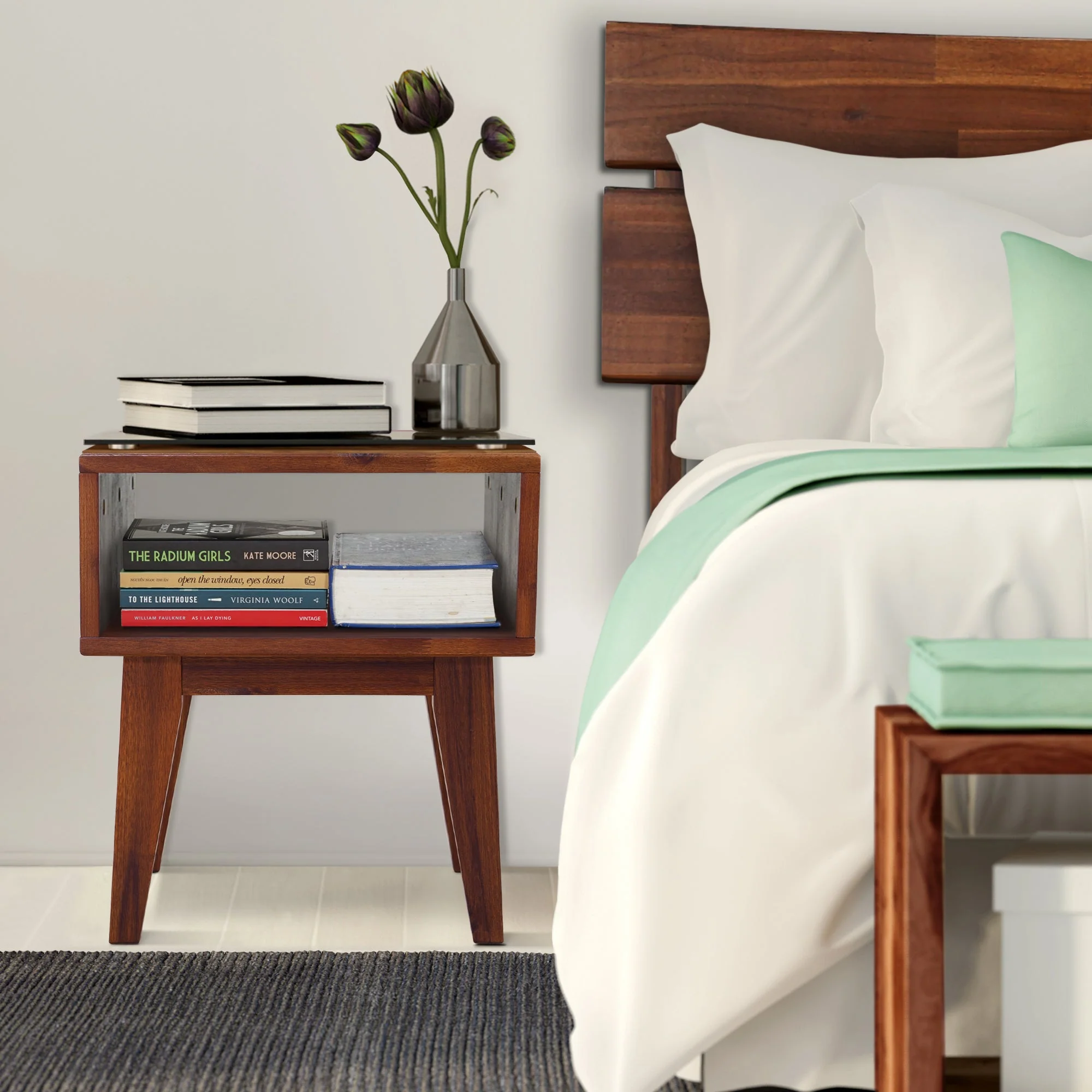 Acacia Serena Solid Wood Nightstand - Image 34