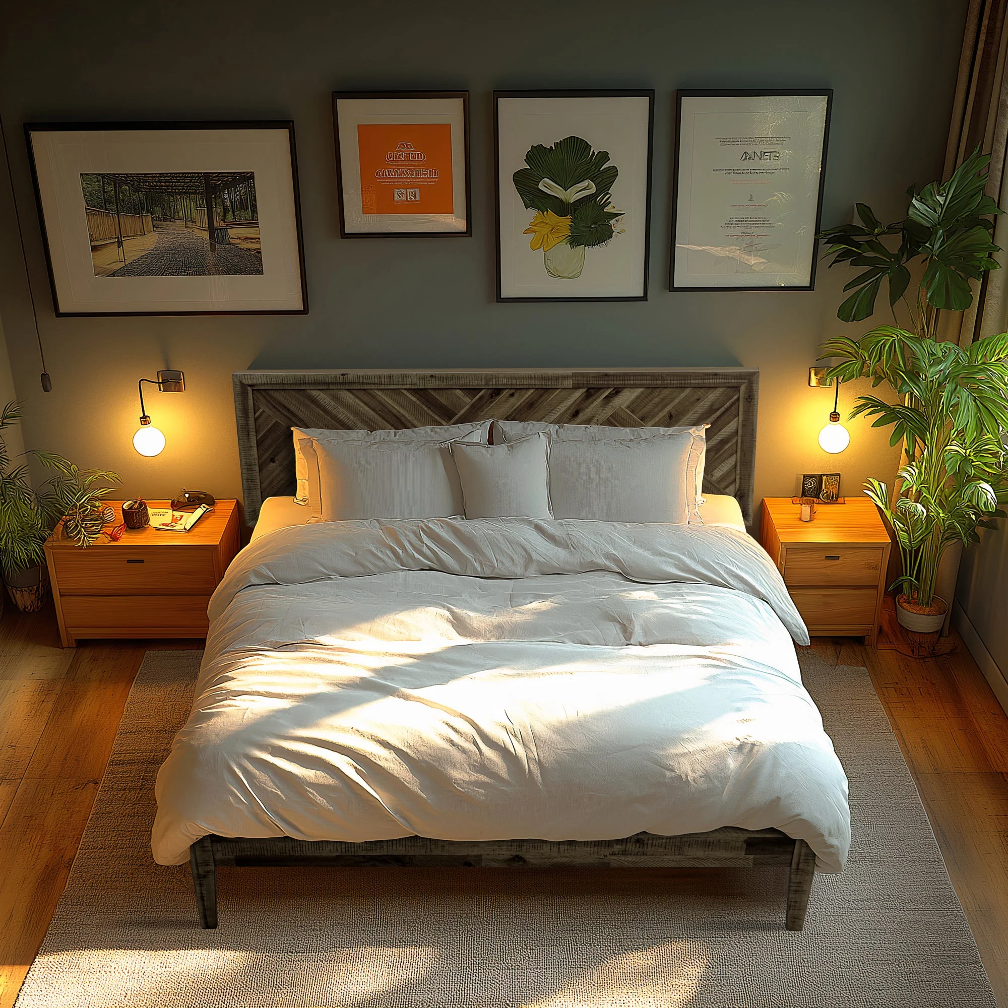 Acacia Sierra Deluxe Solid Wood Bed Frame - Image 11