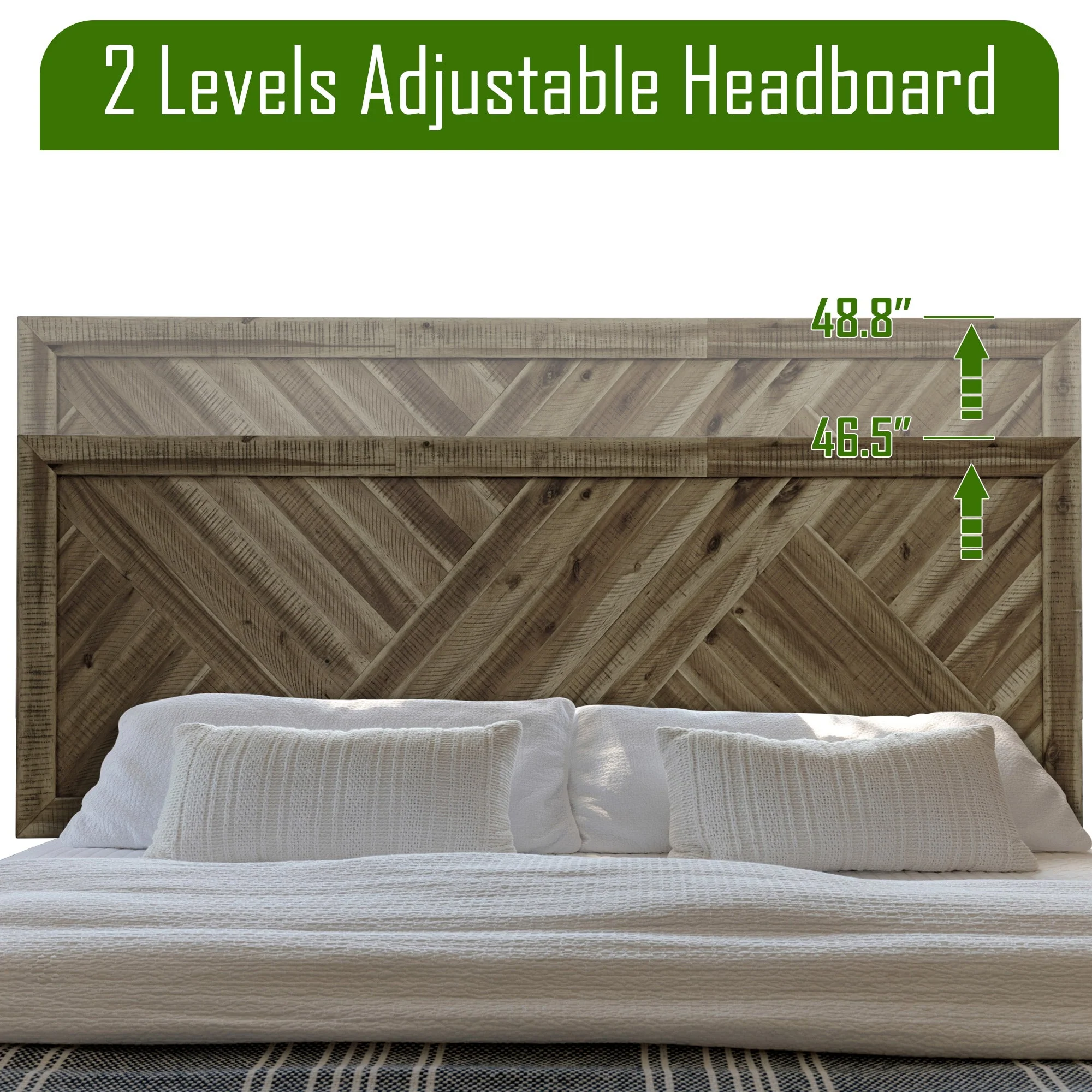 Acacia Sierra Deluxe Solid Wood Bed Frame - Image 13