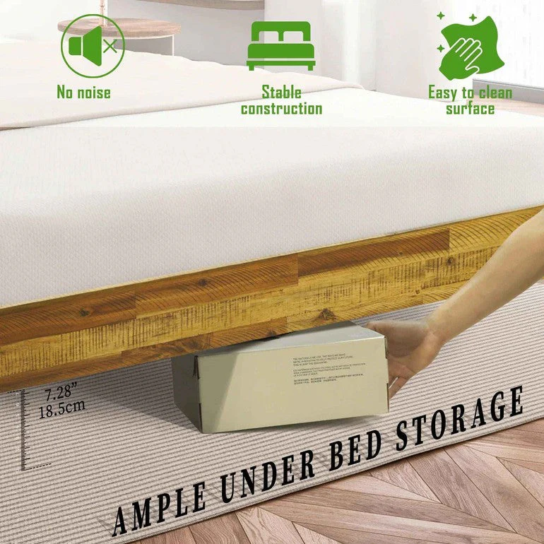 Acacia Sierra Deluxe Solid Wood Bed Frame - Image 7