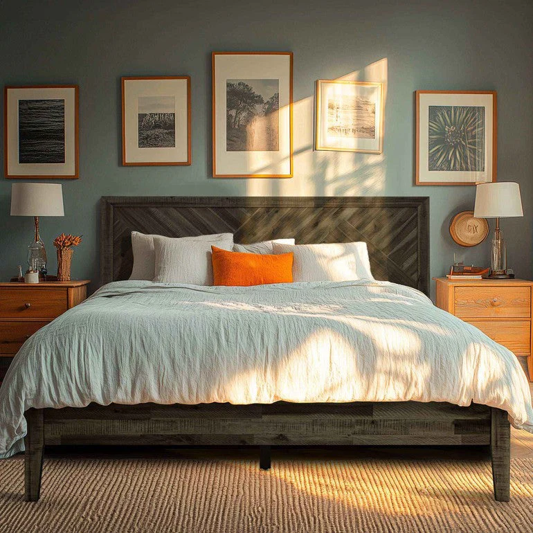 Acacia Sierra Deluxe Solid Wood Bed Frame - Image 9