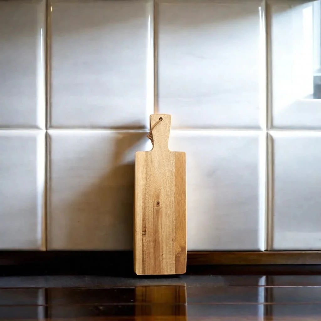 Acacia Wood Handled Bread Board - Image 5
