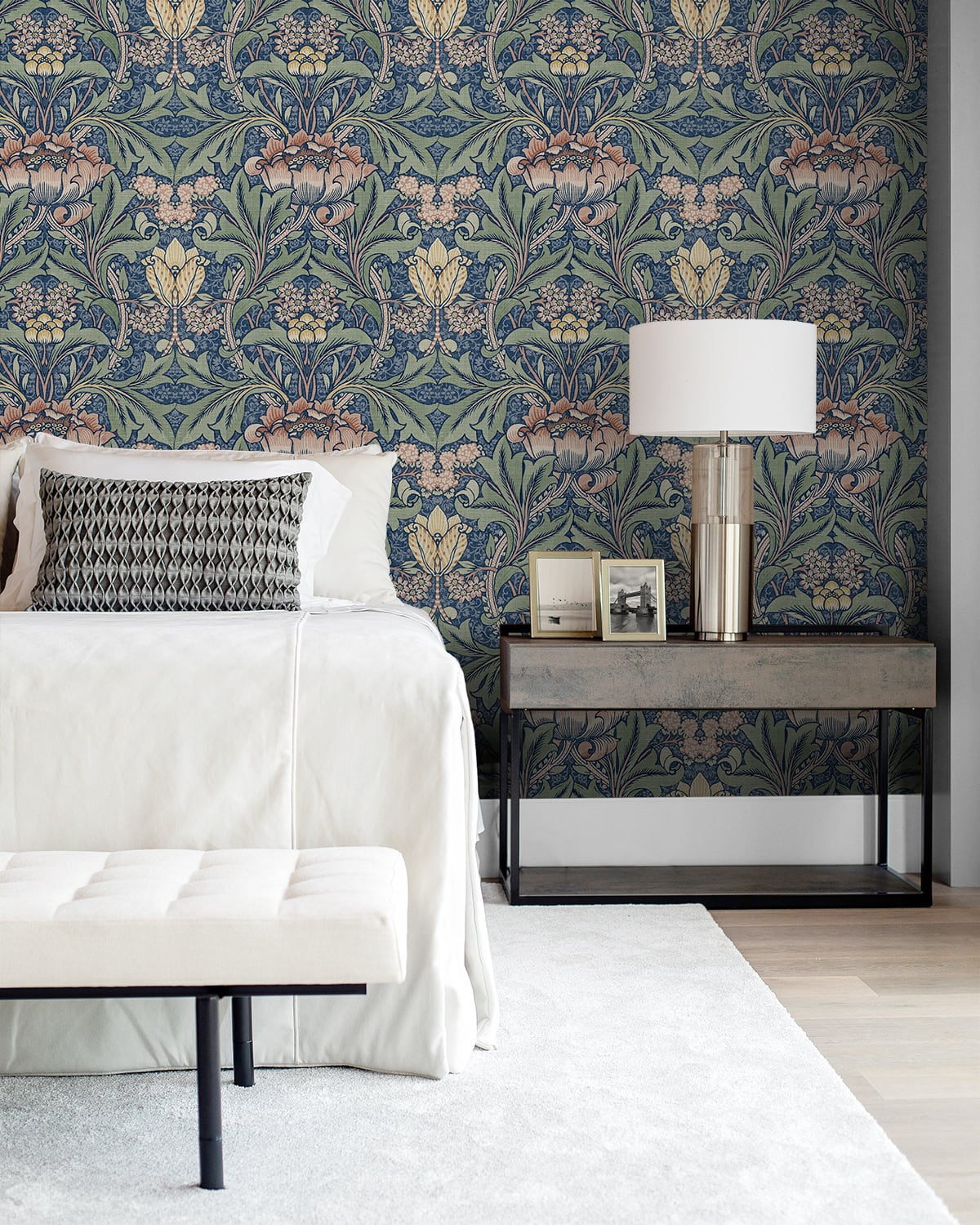 Acanthus Floral Peel and Stick Removable Wallpaper - Image 11