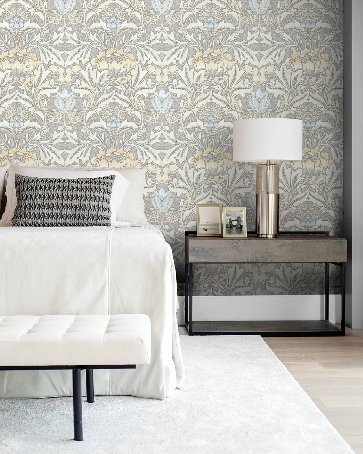 Acanthus Floral Peel and Stick Removable Wallpaper - Image 16