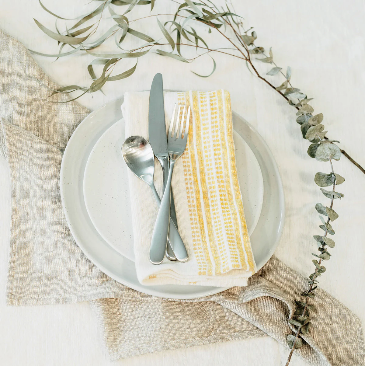 Aden Cotton Dinner Napkin - Image 14