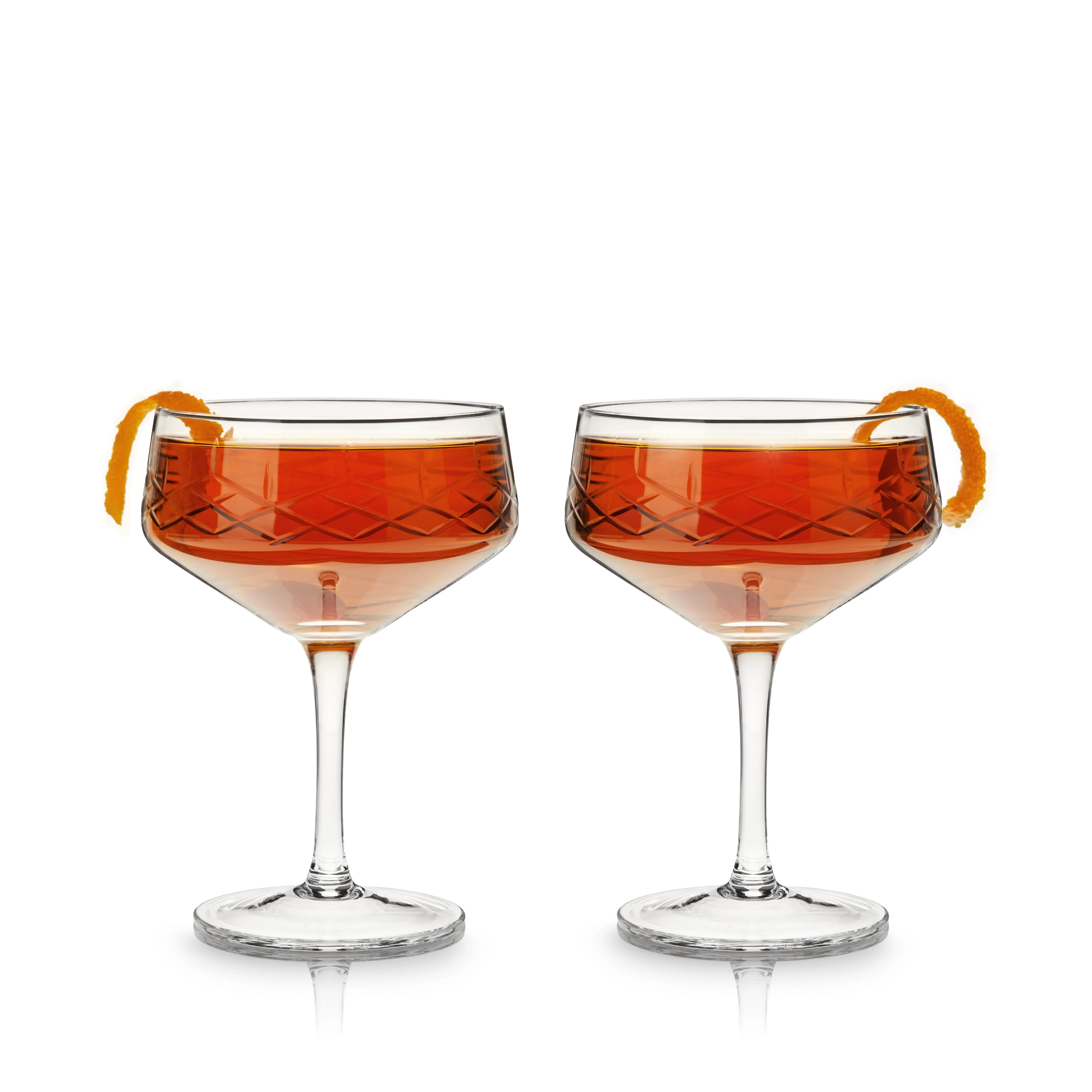 Admiral Crystal Coupe Glasses