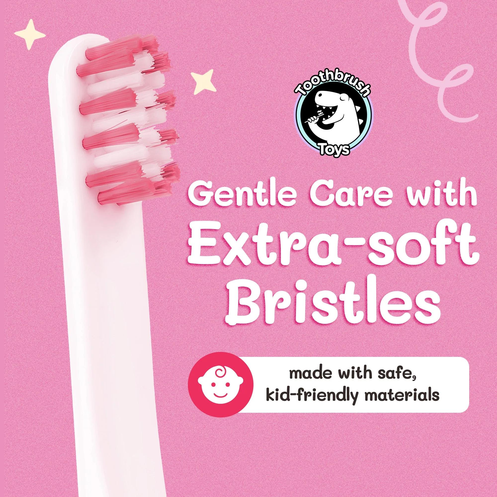 Aqua the Mermaid Toothbrush for Kids With Toy Fun - Image 5