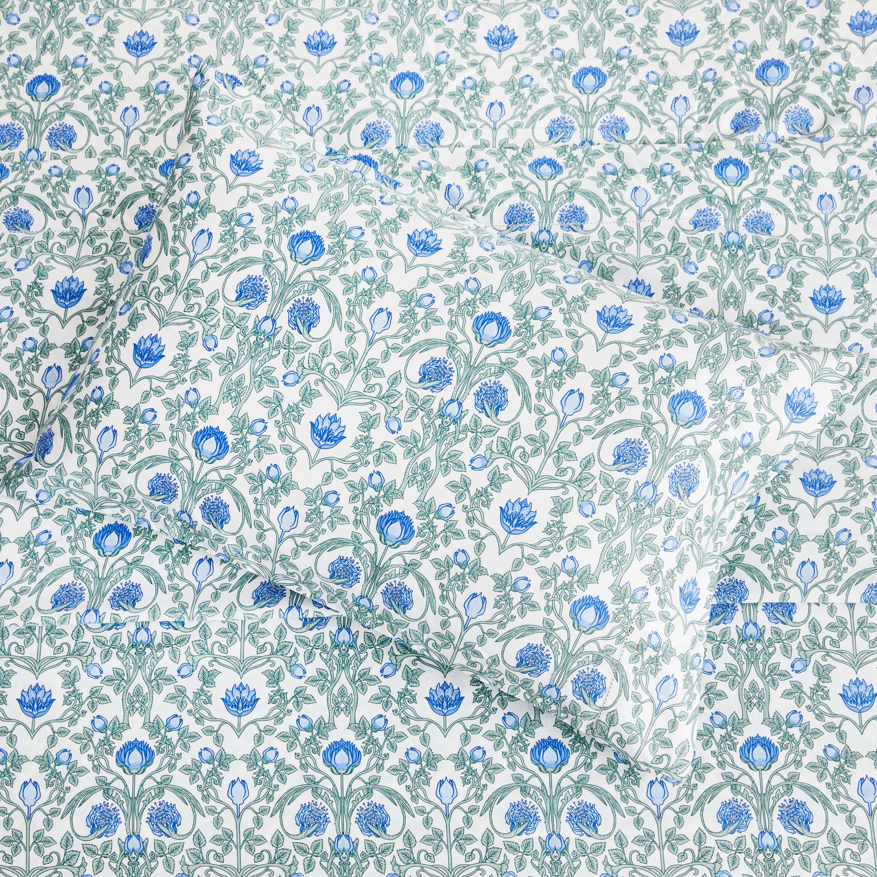 Arts & Crafts Floral Printed Pillowcase Pair - Image 5
