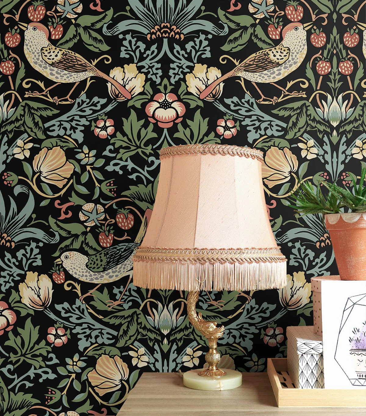 Aves Garden Peel and Stick Removable Wallpaper - Image 6
