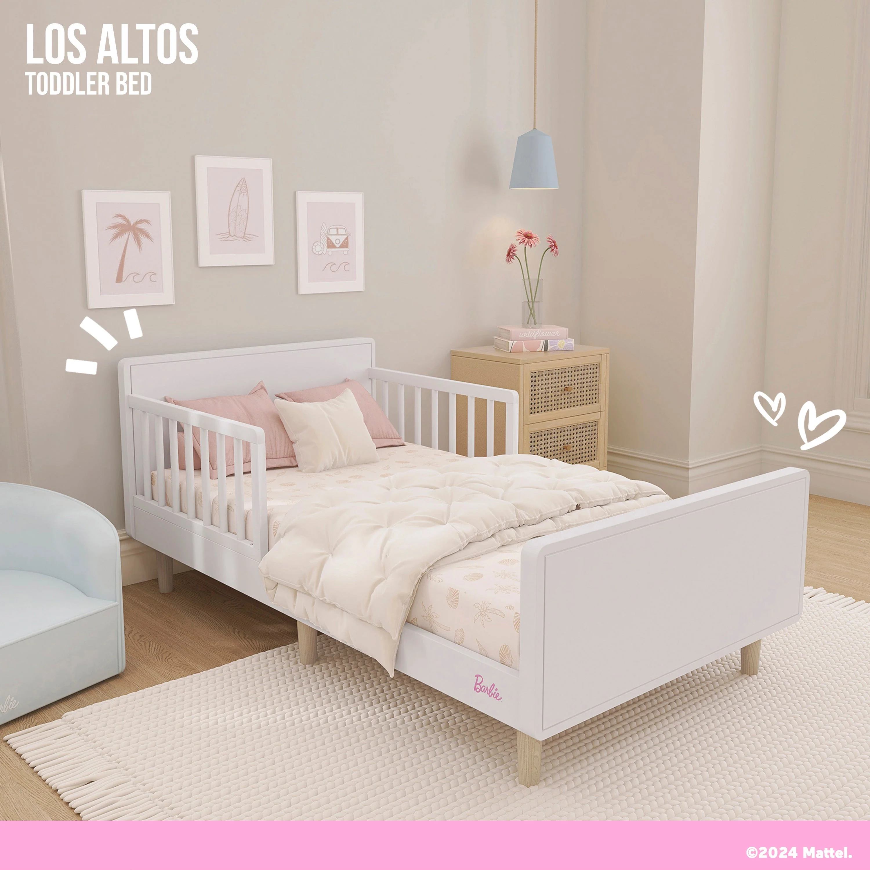Barbie By Evolur Los Altos Toddler Bed - Image 2