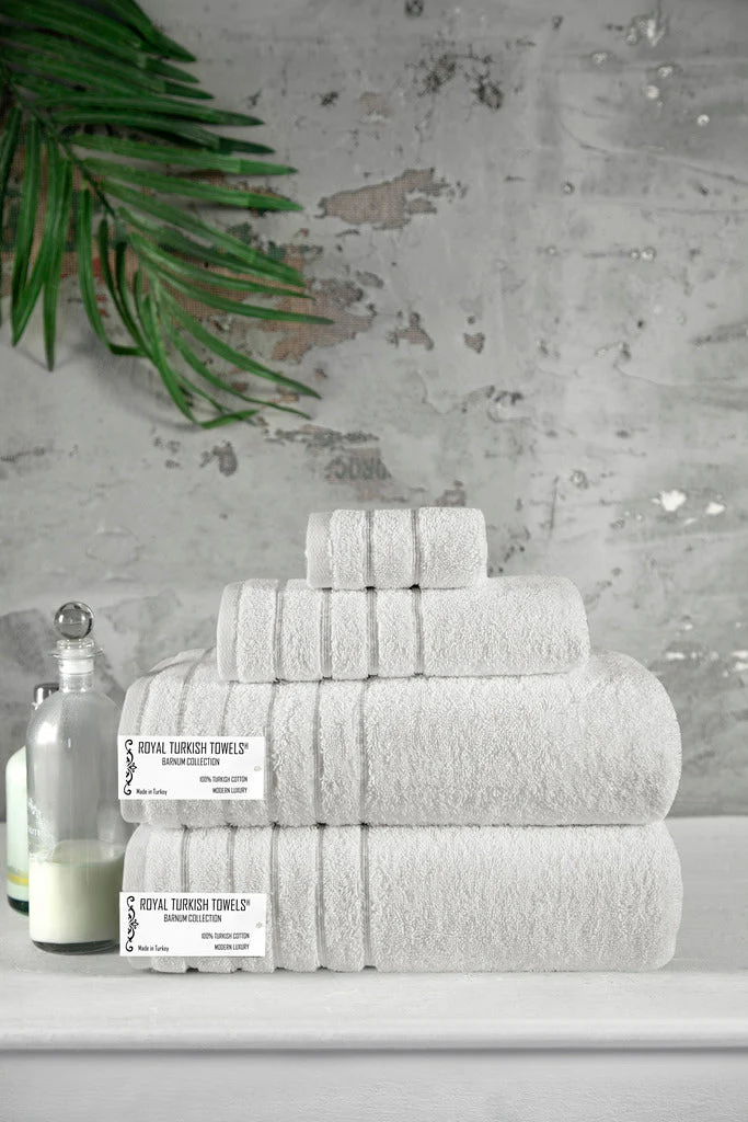 Barnum Turkish Cotton Towel Set of 4 - 2 Large Bath Towels - Image 2