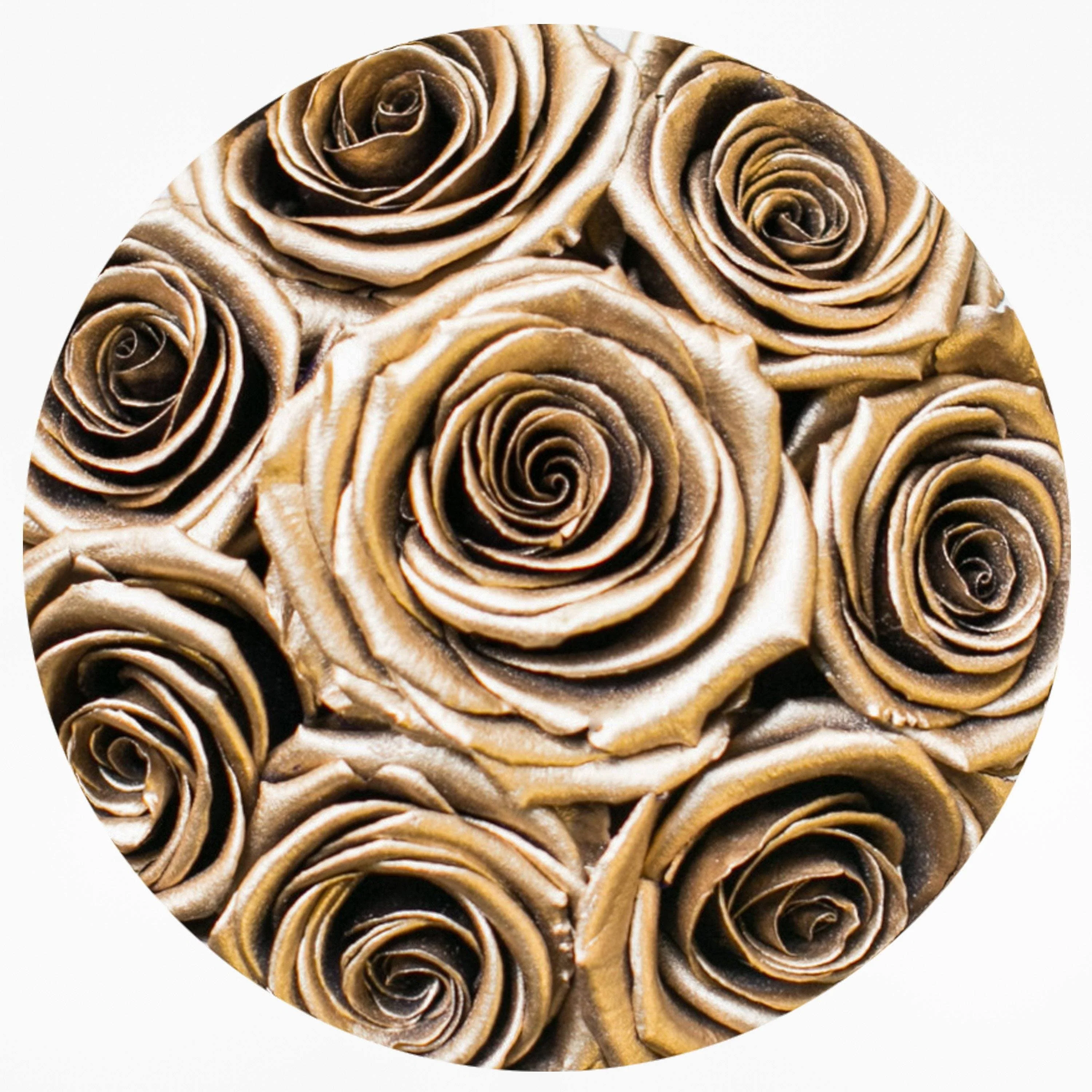 Basic Royal Blue Box | Gold Roses - Image 3