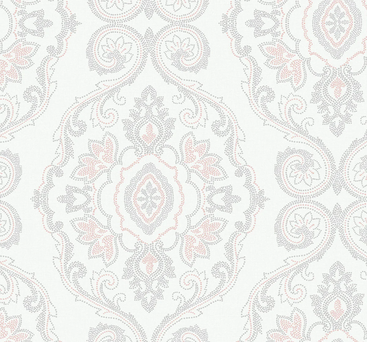 Beach House Nautical Damask Unpasted Wallpaper - Image 3